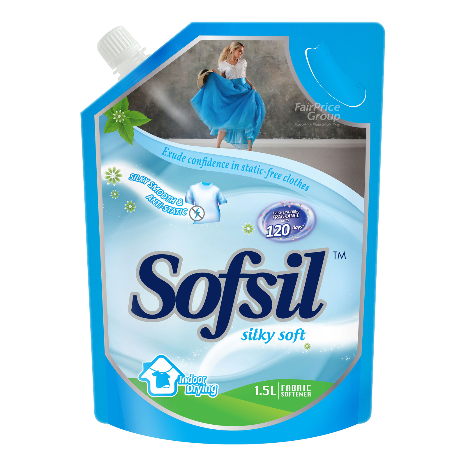 Sofsil Fabric Softener Refill - Silky Fresh