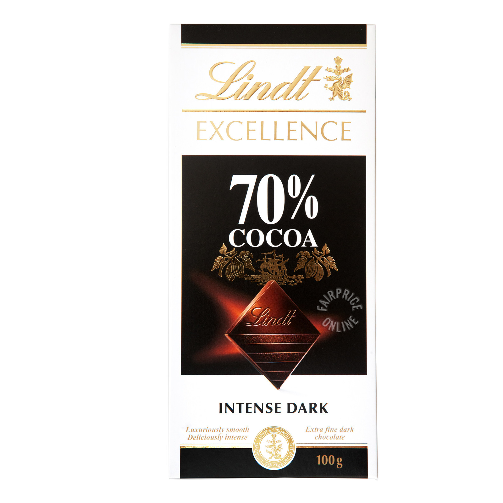 Lindt Excellence Chocolate Bar - 70% (Dark)