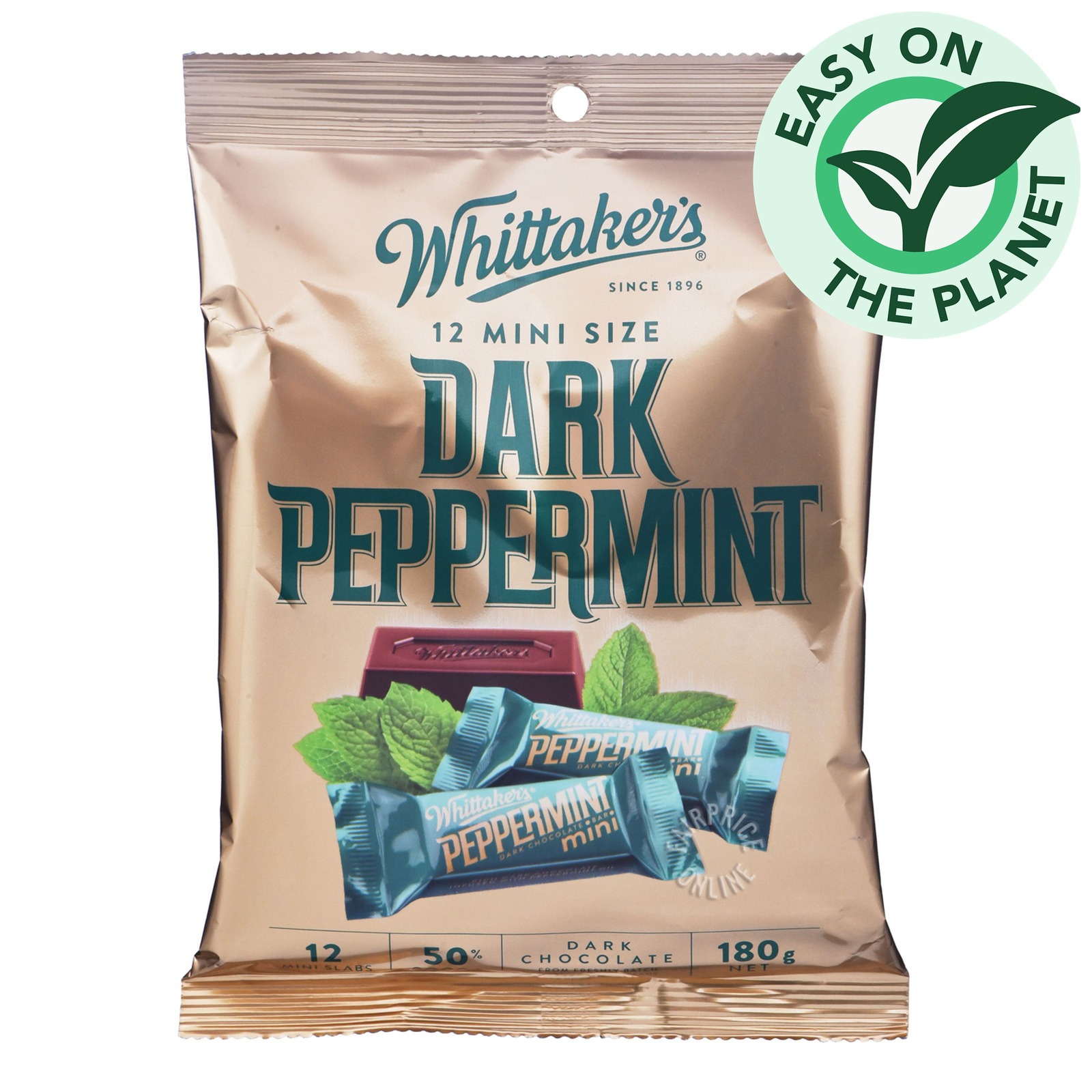 Whittaker's Mini Dark Chocolate Bar - Dark Peppermint