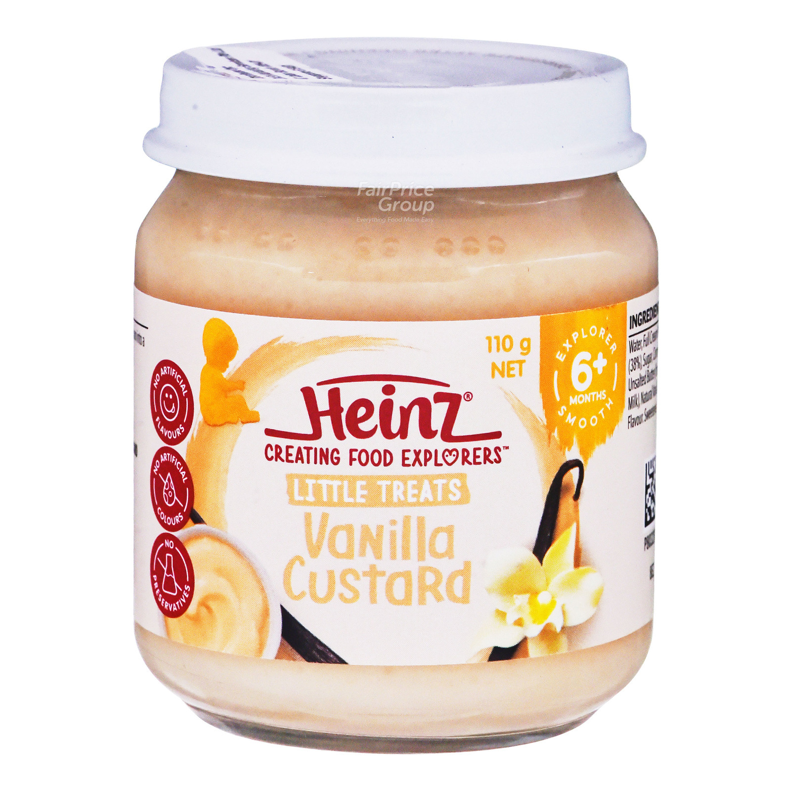 Heinz Baby Food - Vanilla Custard (6+ Months)