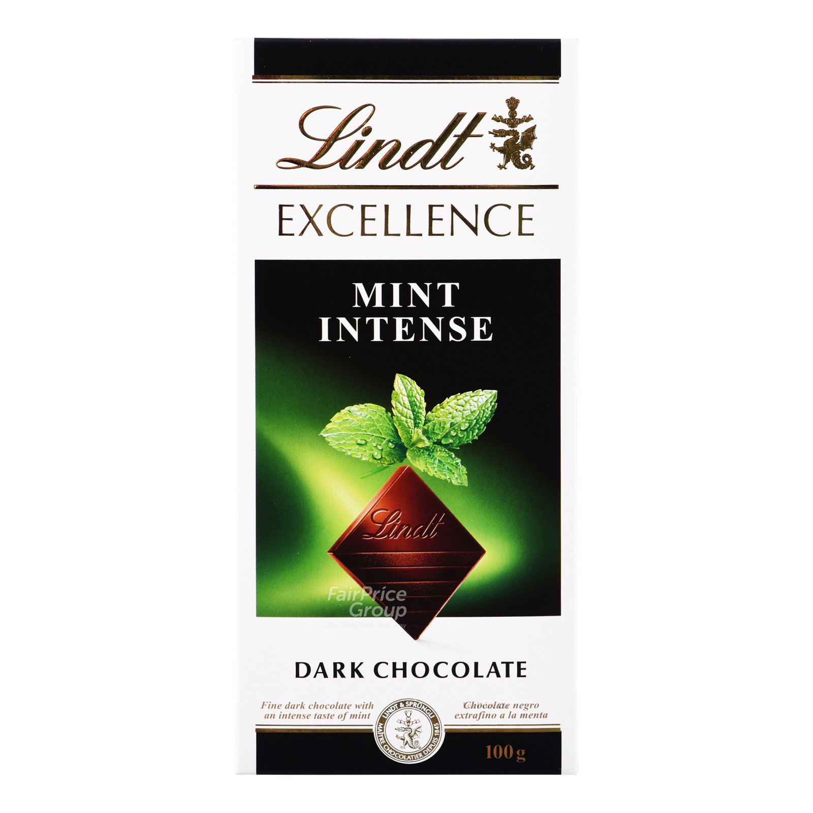 Lindt Excellence Chocolate Bar - Mint Intense (Dark)