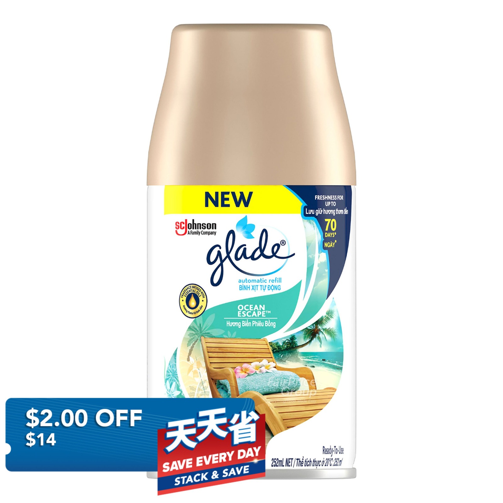 Glade Automatic Spray Refill - Ocean Escape