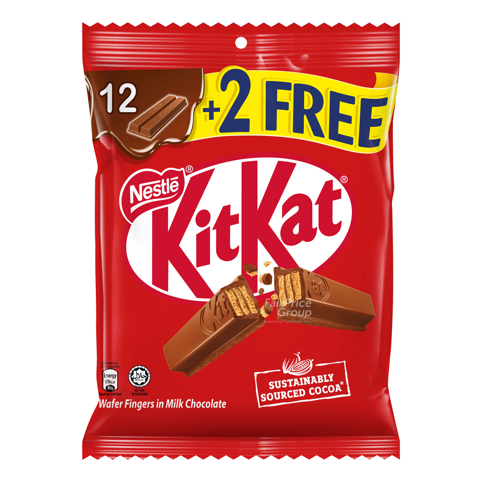 Nestle Kit Kat 2 Finger Chocolate Bar - Milk