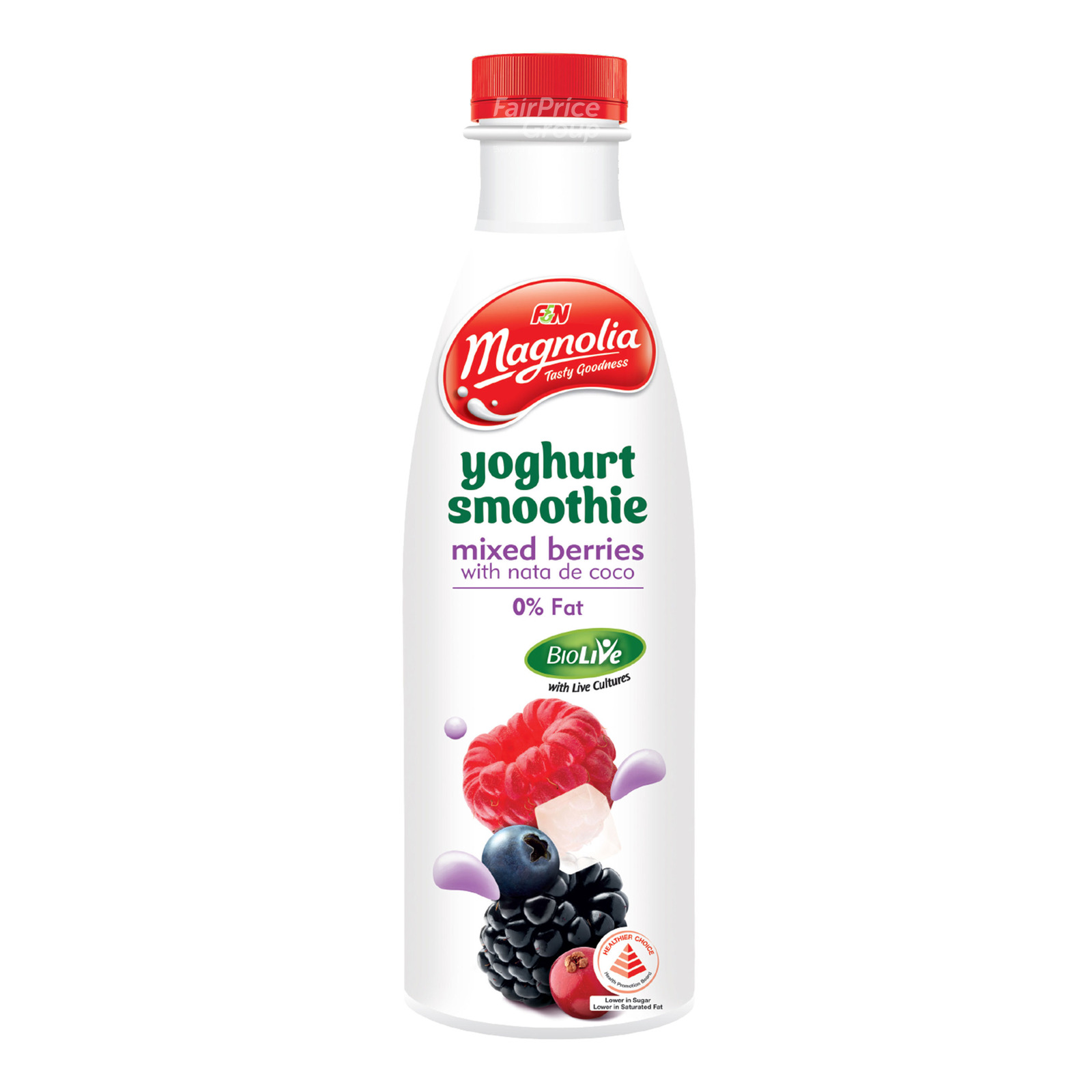 F&N Magnolia Yoghurt Bottle Smoothie - MixedBerries & NatadeCoco