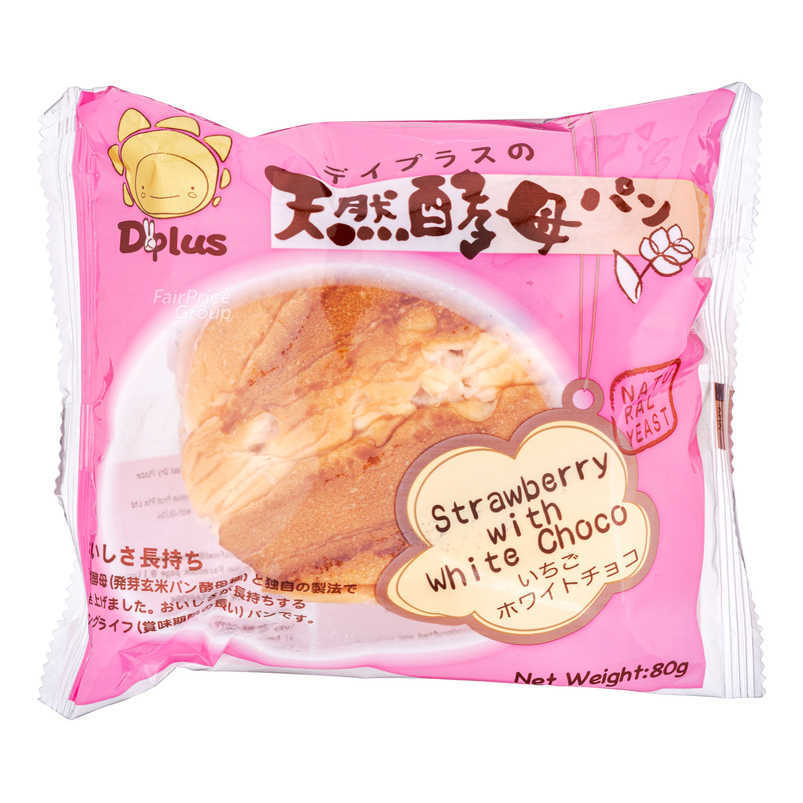 Dayplus Natural Yeast Bread - Strawberry with White Choco