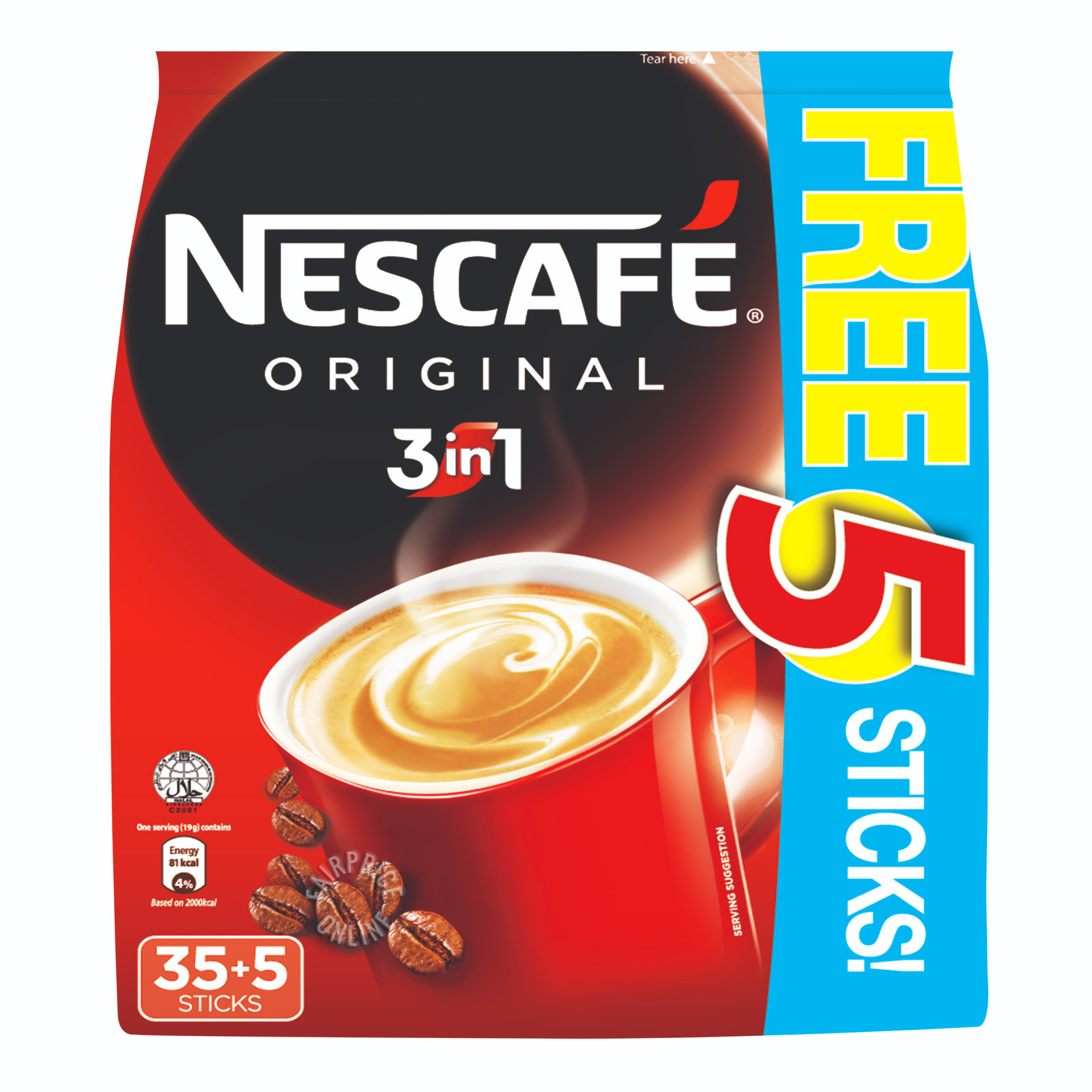 Nescafe 3 in 1 Instant Coffee - Original