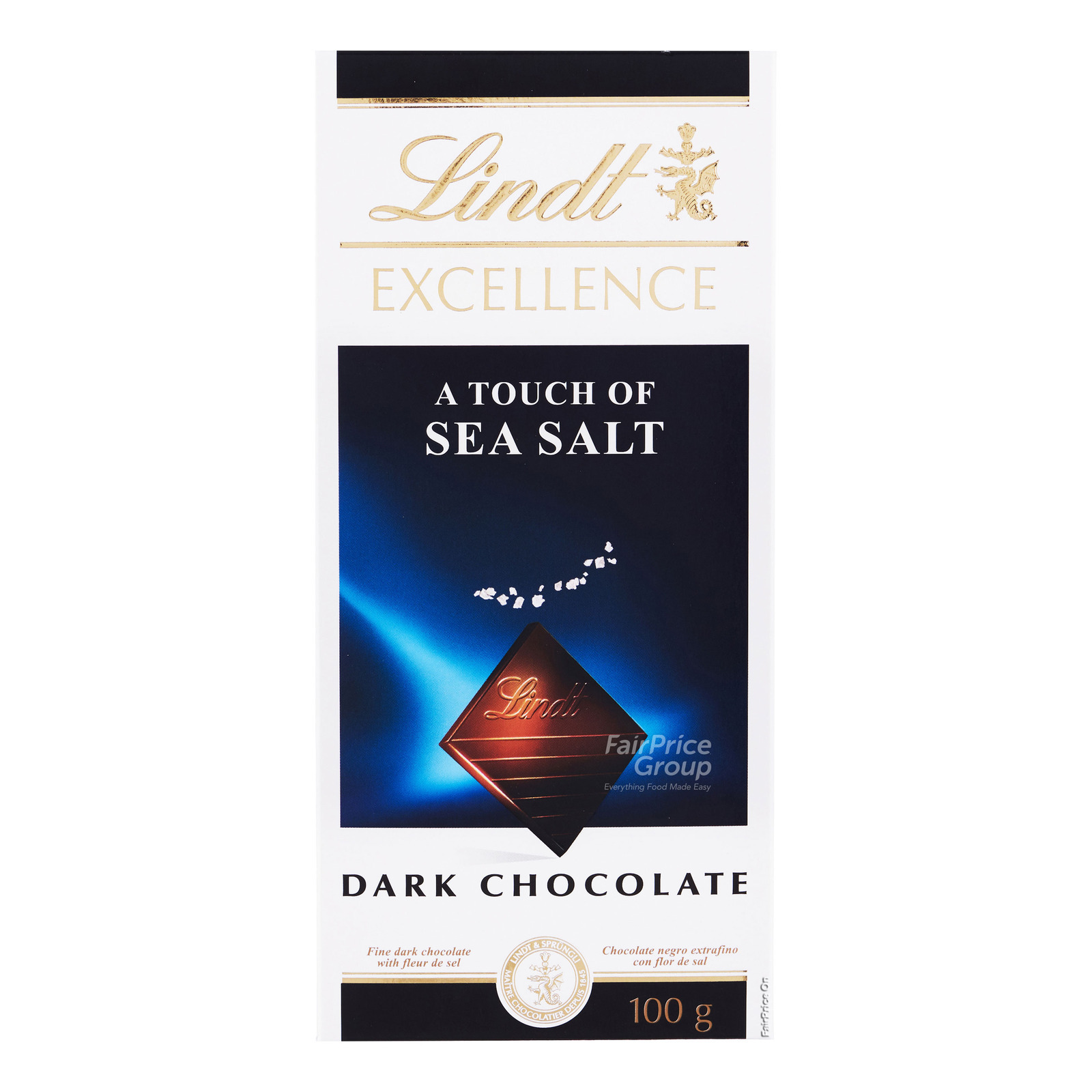 Lindt Excellence Chocolate Bar - Sea Salt (Dark)