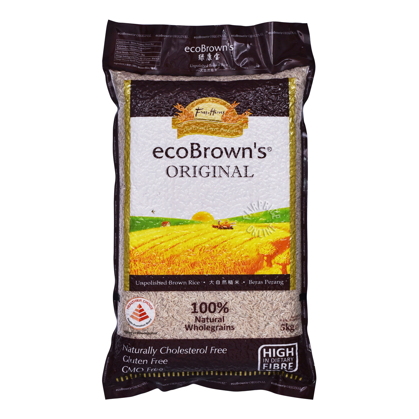 EcoBrown's Unpolished Brown Rice - Original