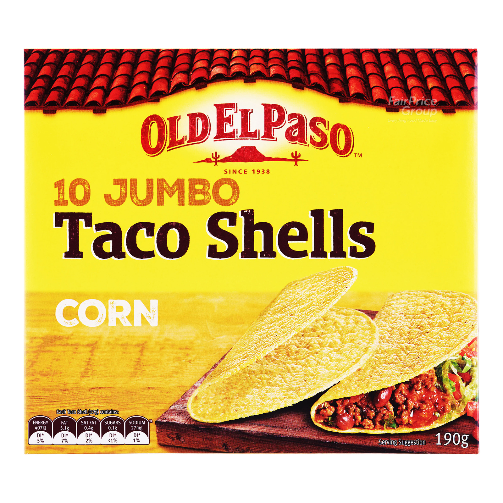 Old El Paso Taco Shells - Jumbo