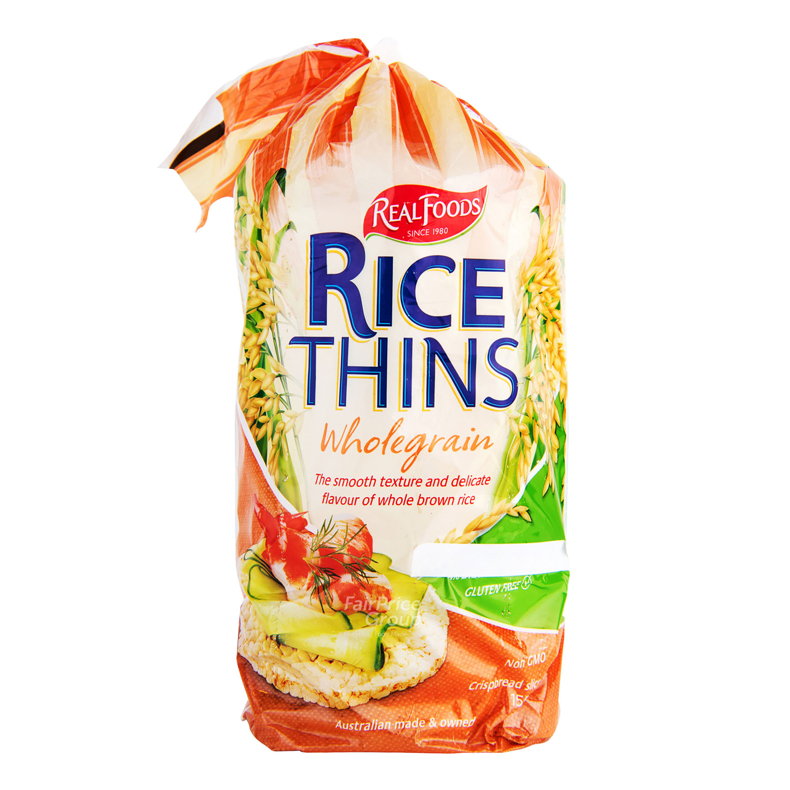 Real Foods Rice Thin - Wholegrain