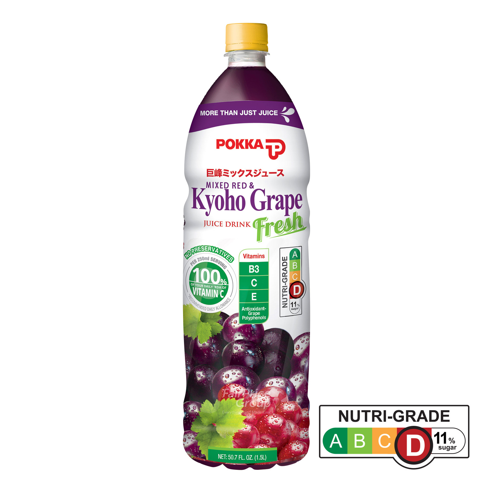 Pokka Bottle Drink - Mixed Red & Kyoho Grape Juice