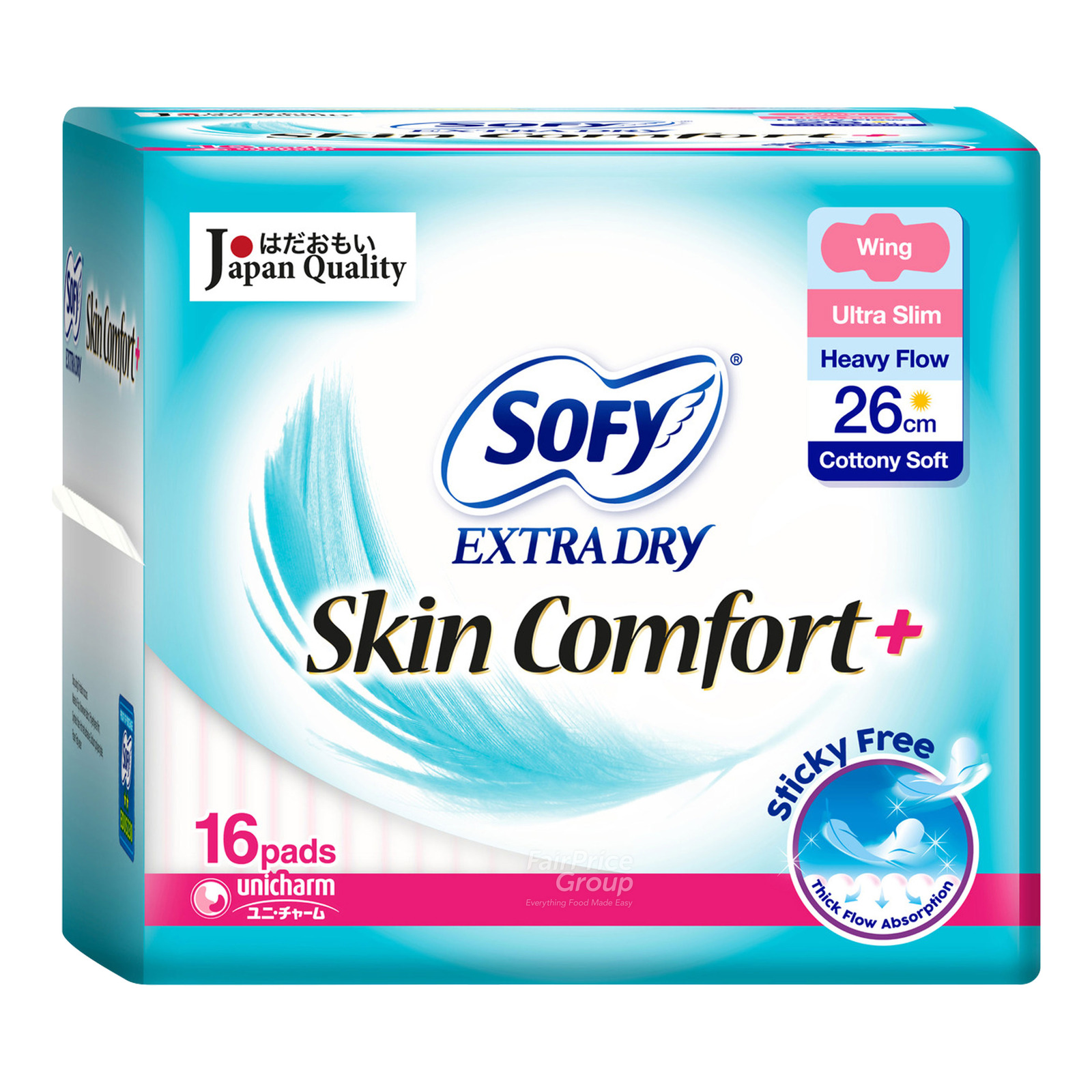 Sofy Extra Dry Day Wing Pads - Heavy (26cm)