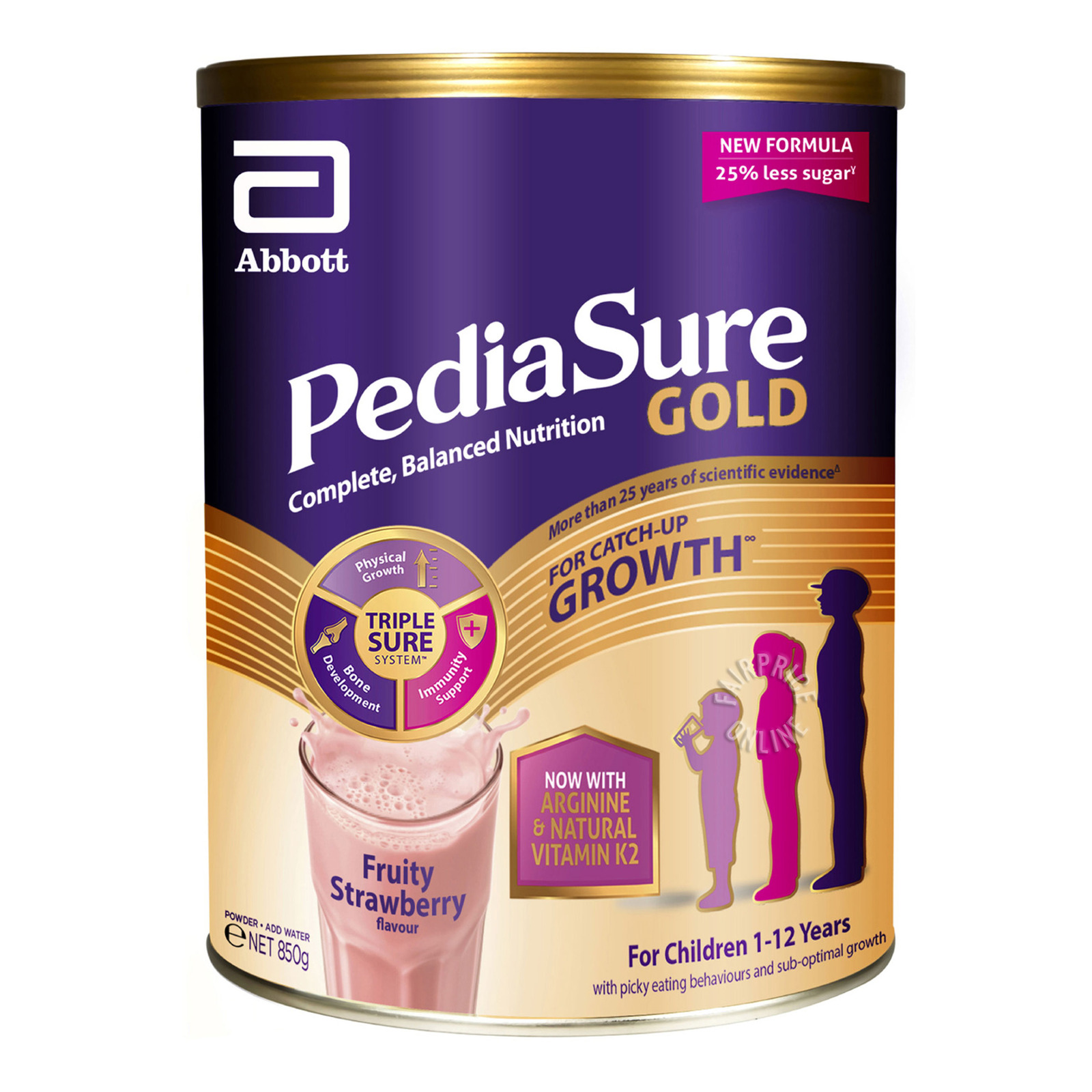 PediaSure TripleSure Milk Powder - Fruity Strawberry