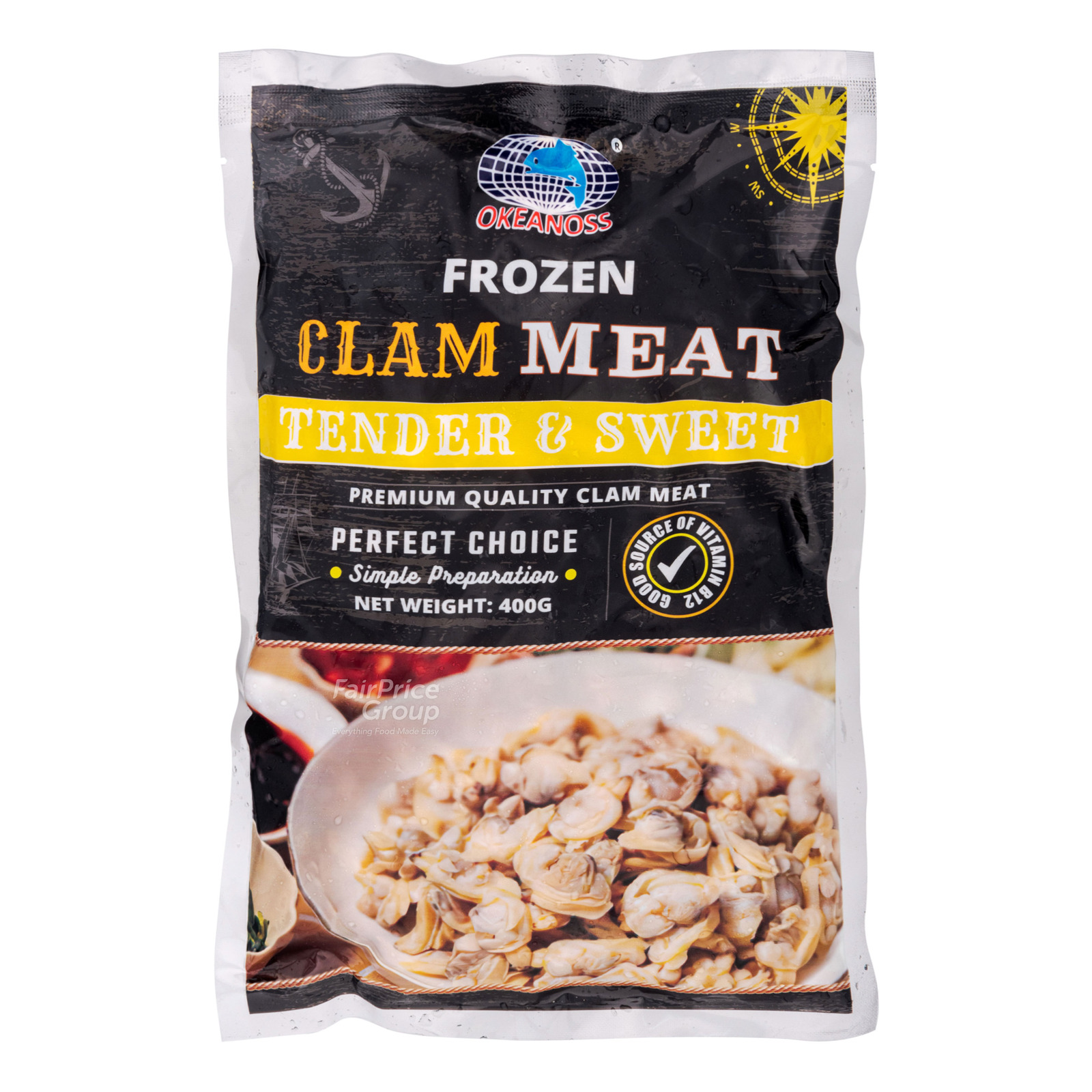 Okeanoss Frozen Clam Meat