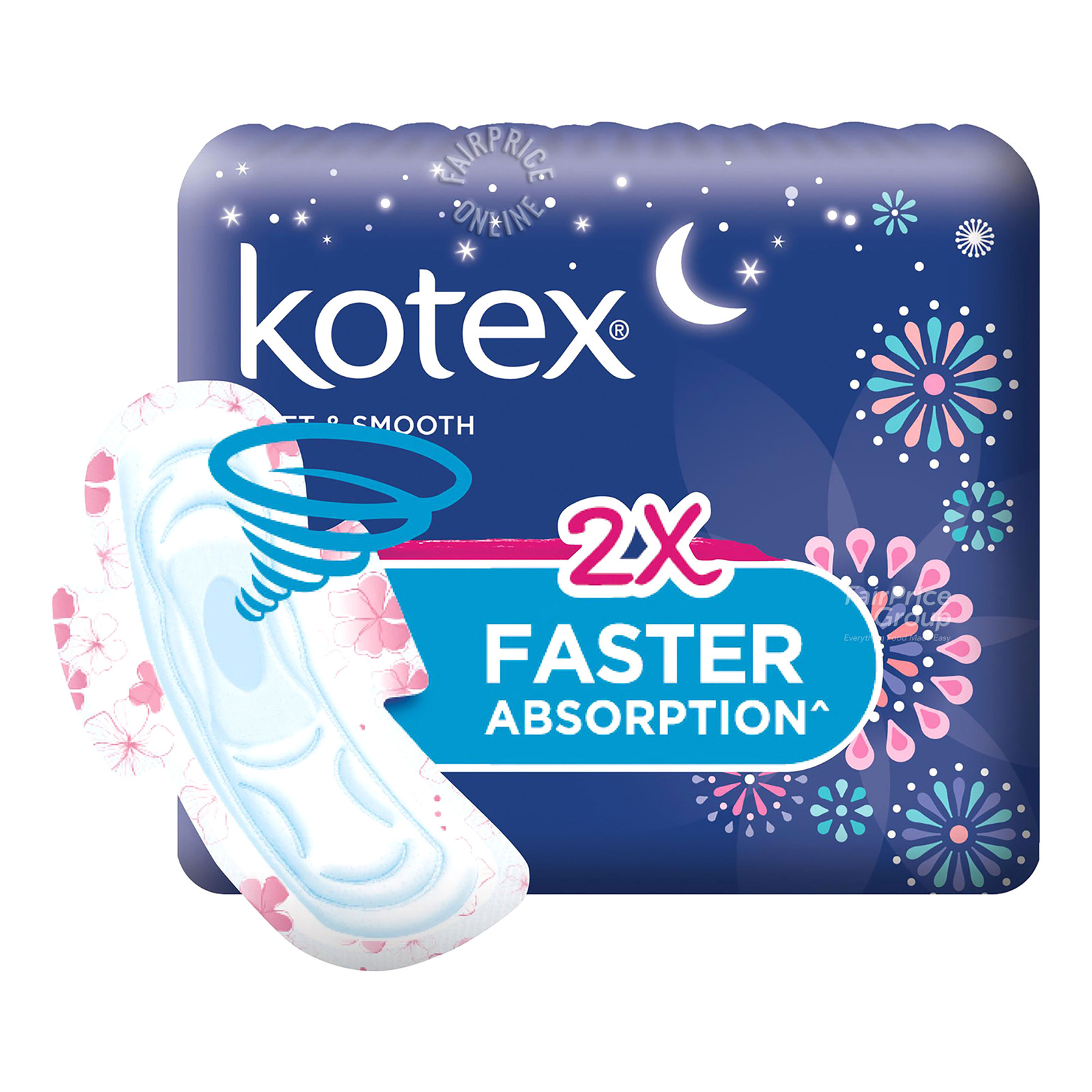 Kotex Soft & Smooth Ultrathin Wing Pads - Heavy (28cm)