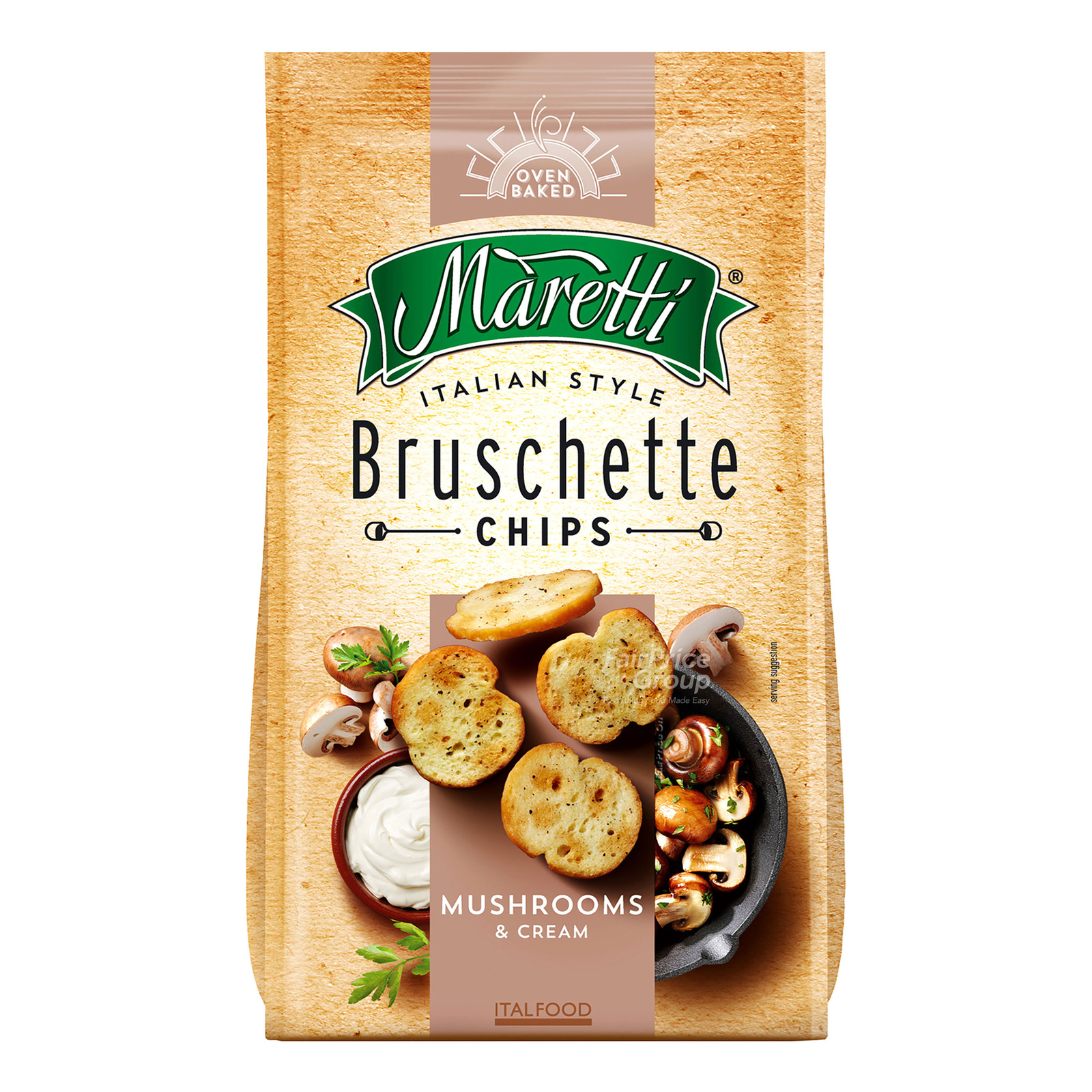 Maretti Bruschette Chips - Mushroom & Cream