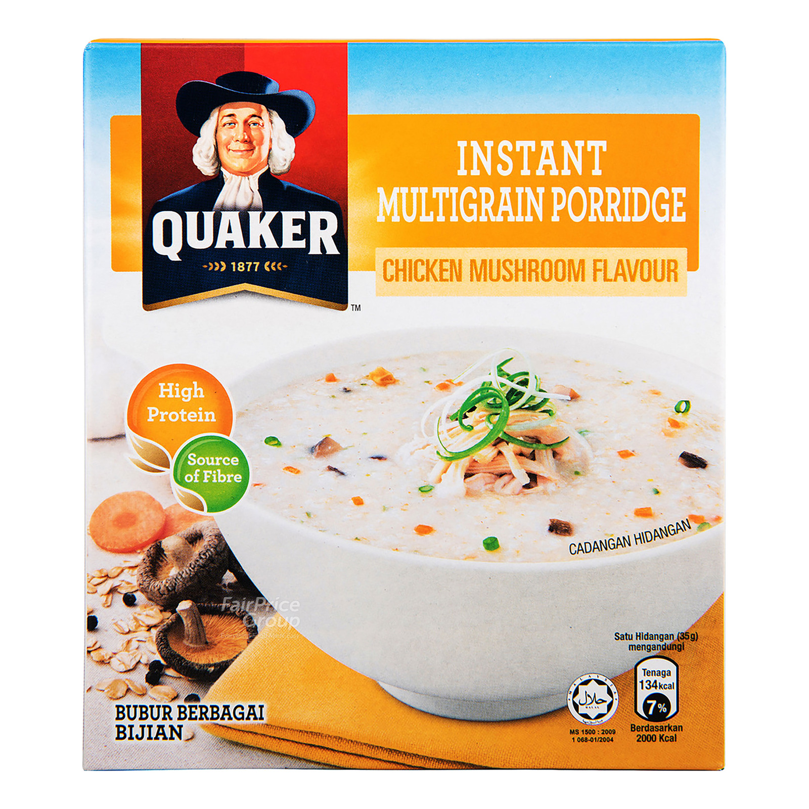 Quaker Instant Multigrain Porridge - Chicken Mushroom