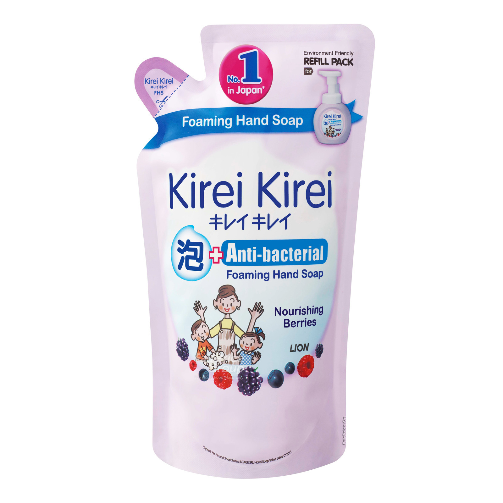 Kirei Kirei Anti-bacterial Hand Soap Refill -Nourishing Berries