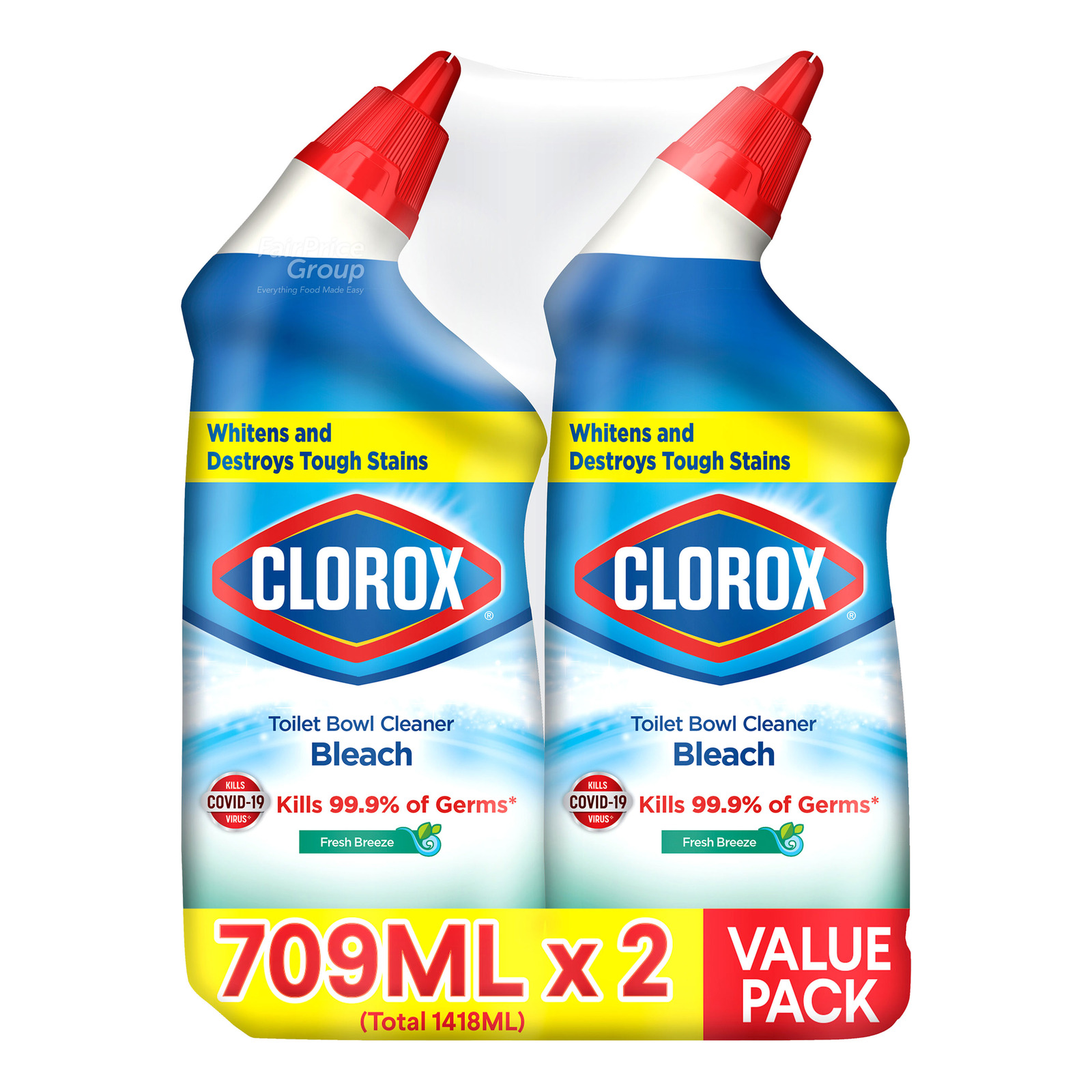 Clorox Toilet Bowl Cleaner with Bleach - Fresh Scent