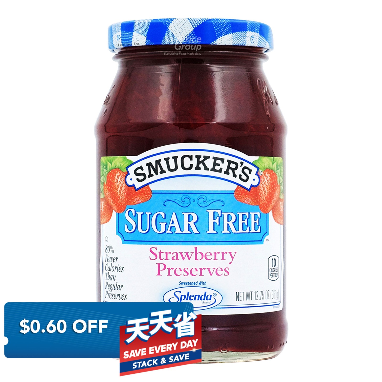 Smucker's Sugar Free Jam - Strawberry Preserves