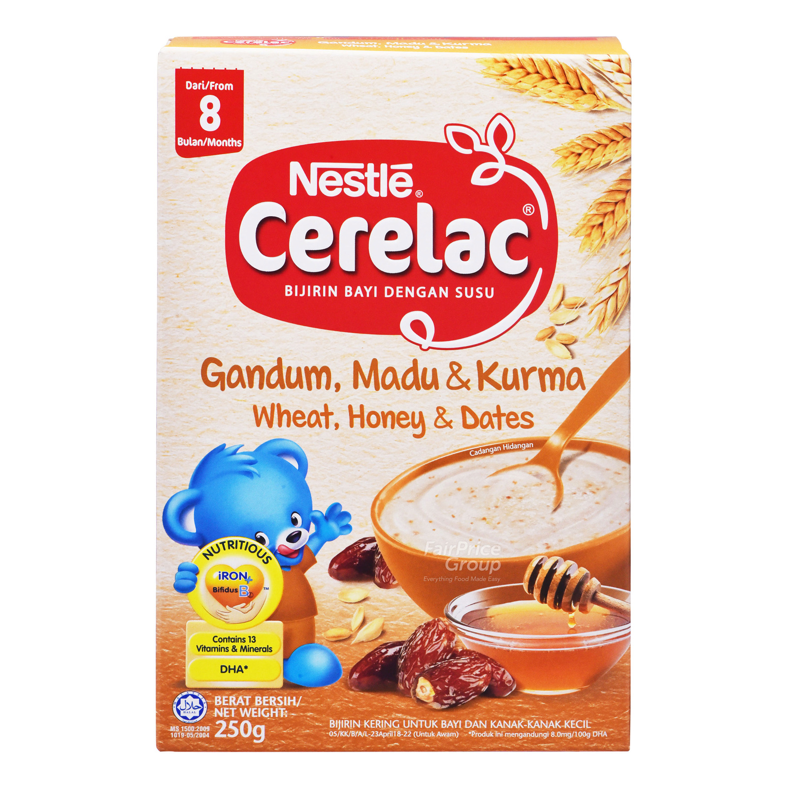 Nestle Cerelac Cereal - Wheat, Honey & Dates