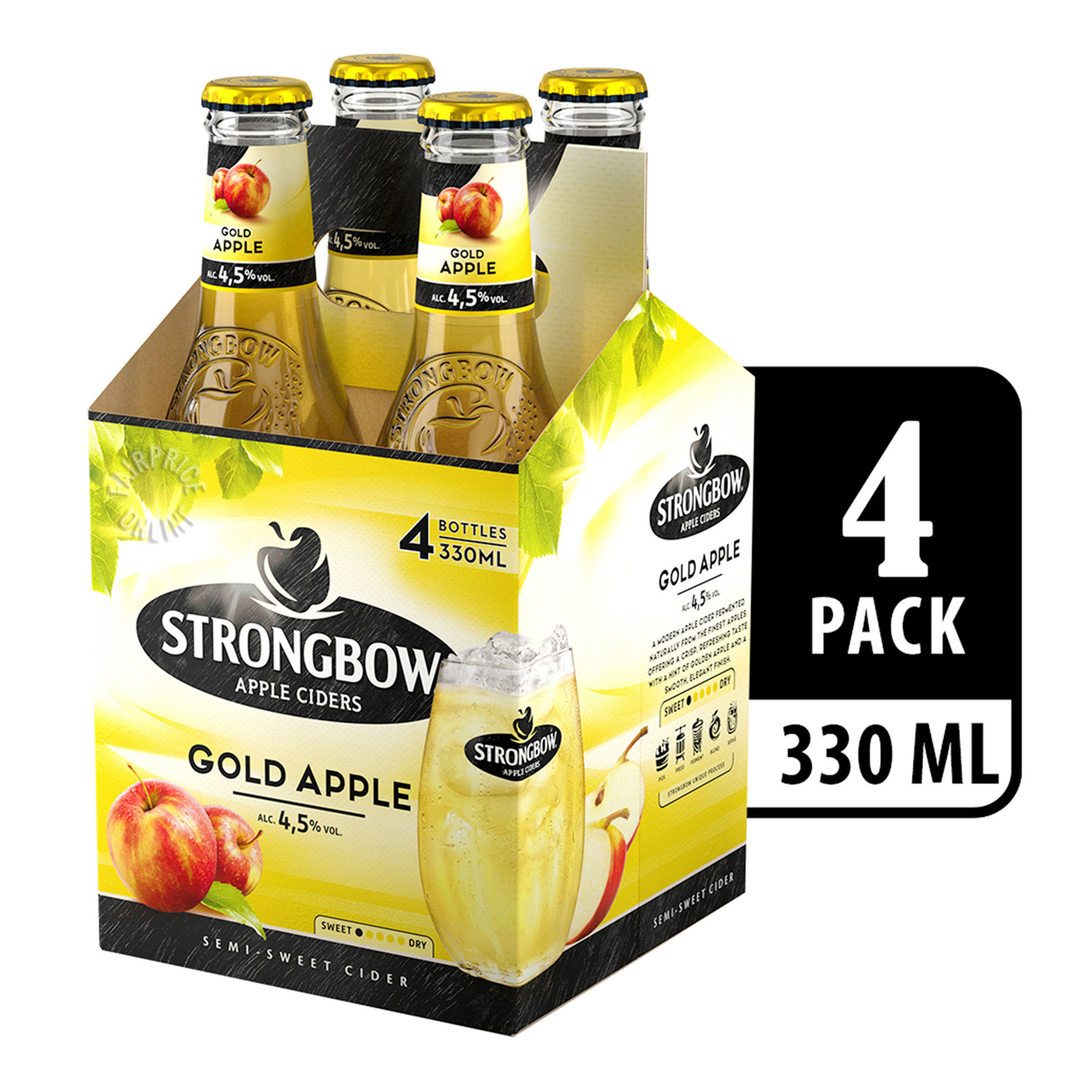 Strongbow Apple Bottle Cider - Gold Apple
