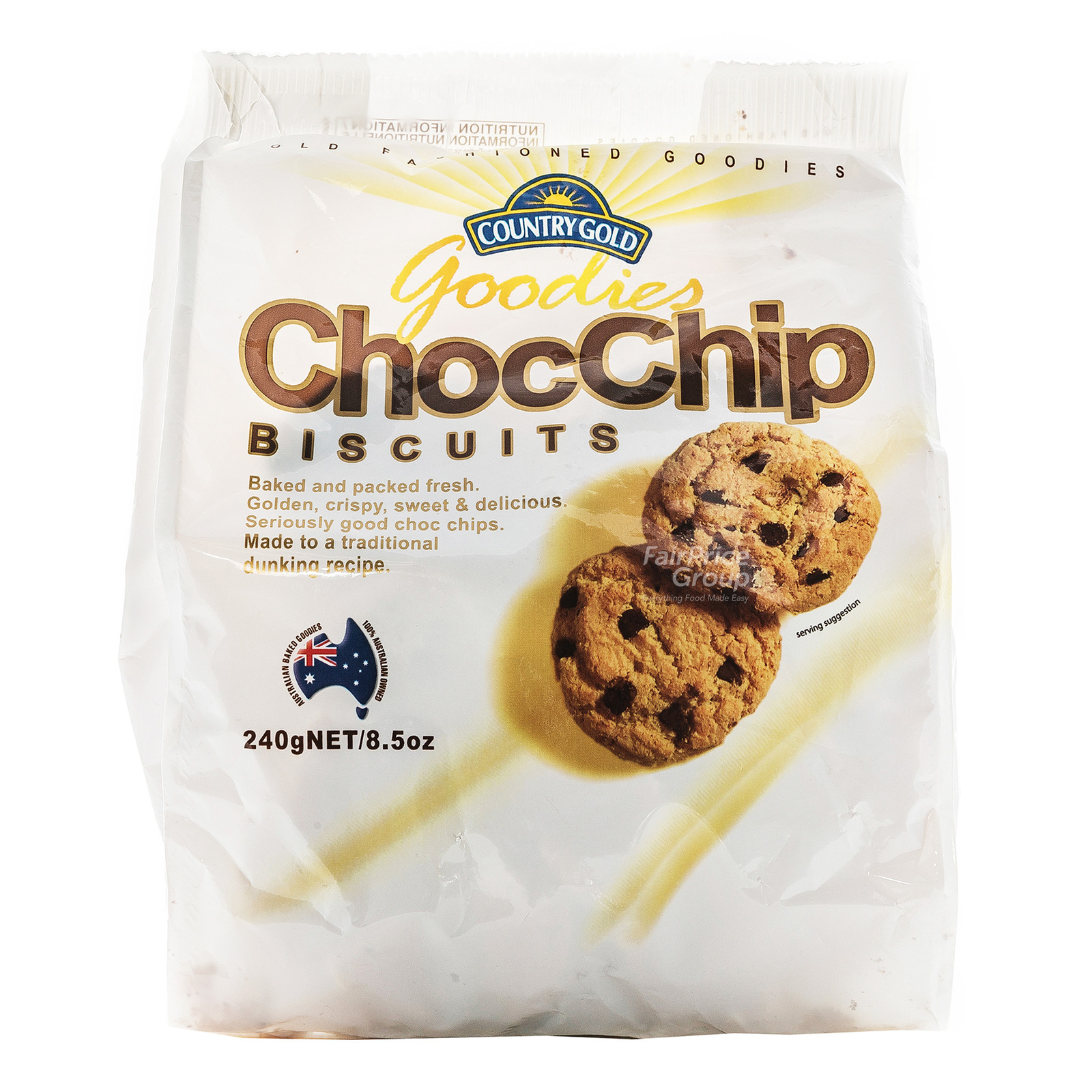 Country Gold Goodies Biscuits - Choc Chip