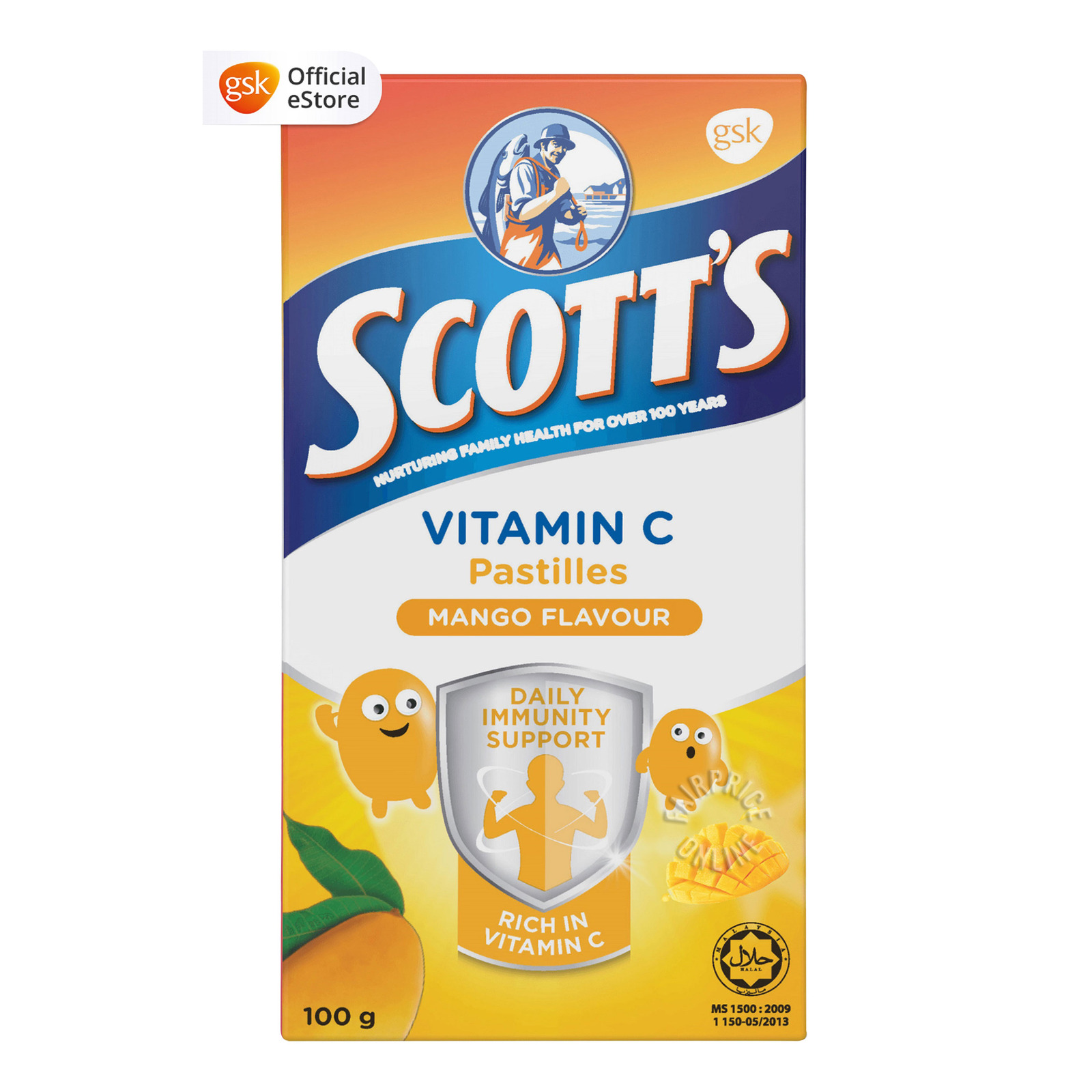 Scott's Vitamin C Pastilles - Mango