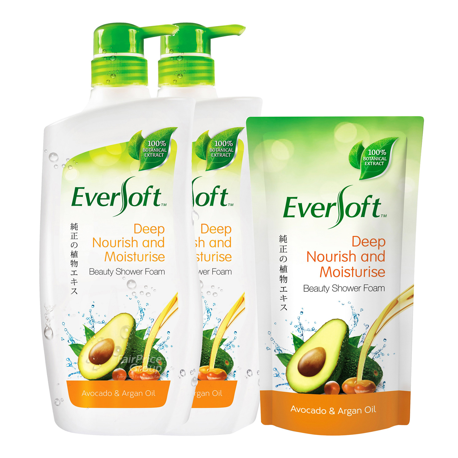 Eversoft Shower Foam+Refill-DeepNourish&Moisturise