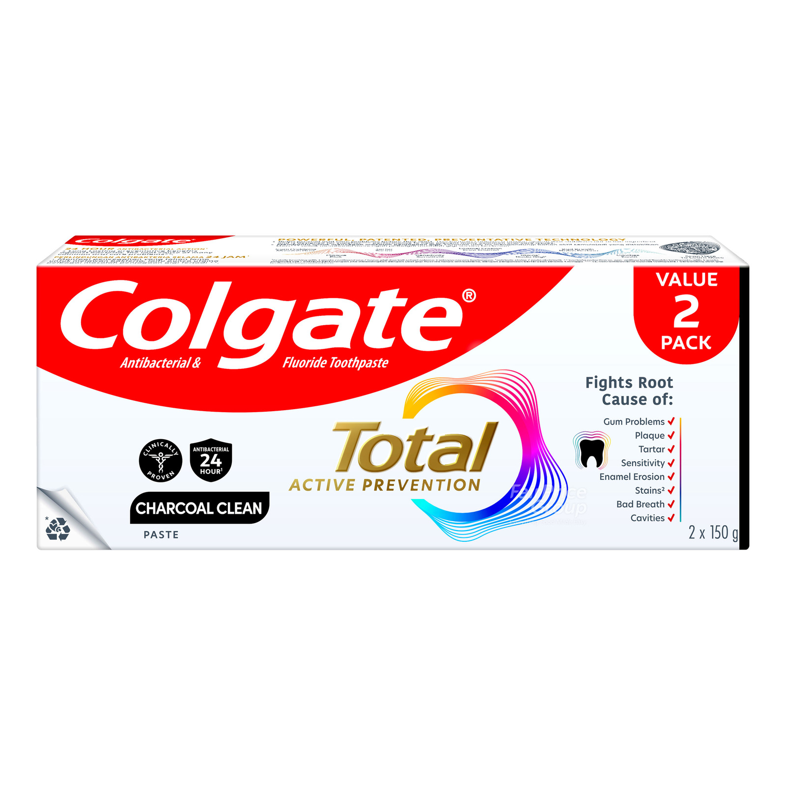 Colgate Total Toothpaste - Charcoal Deep Clean