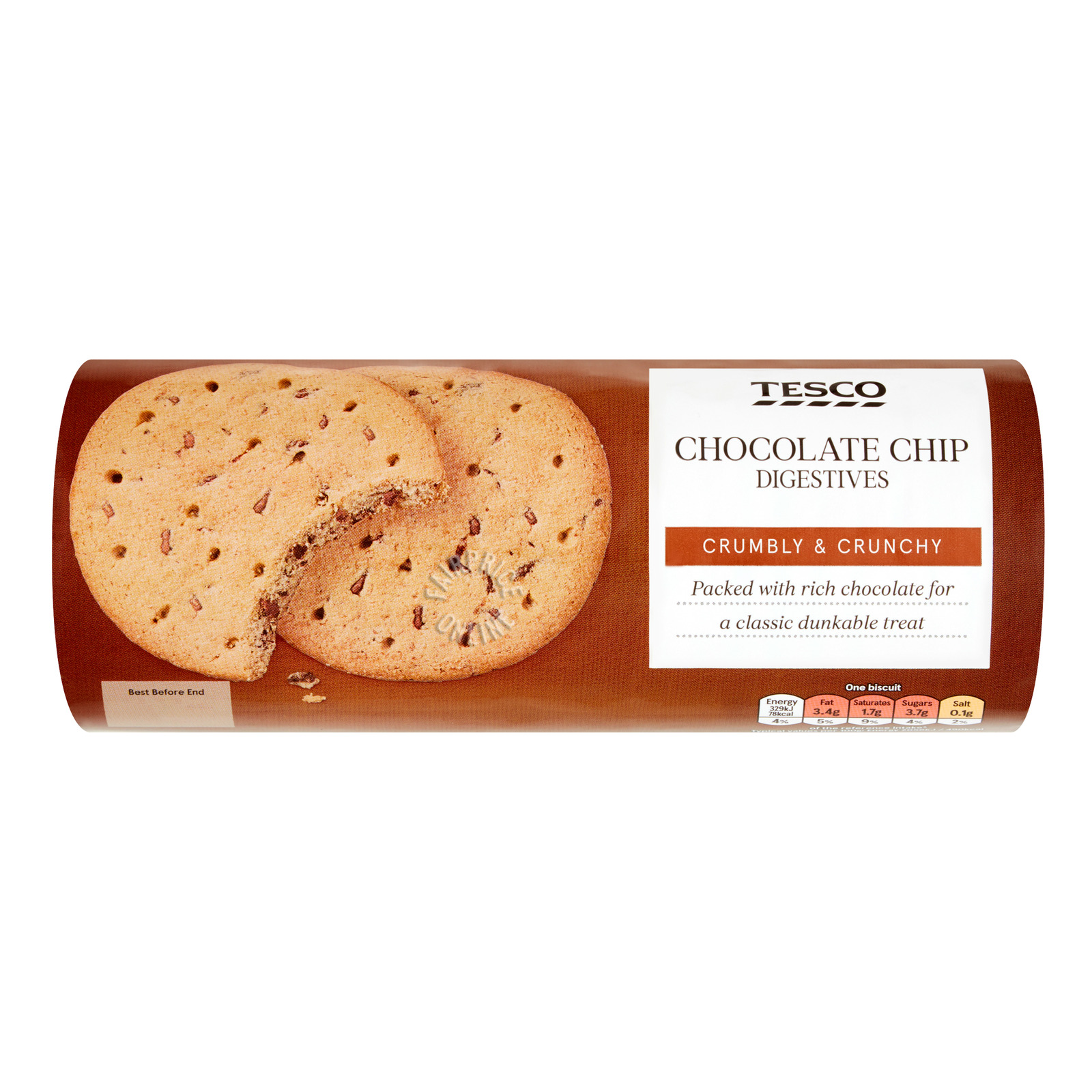 Tesco Biscuits - Chocolate Chip Digestive