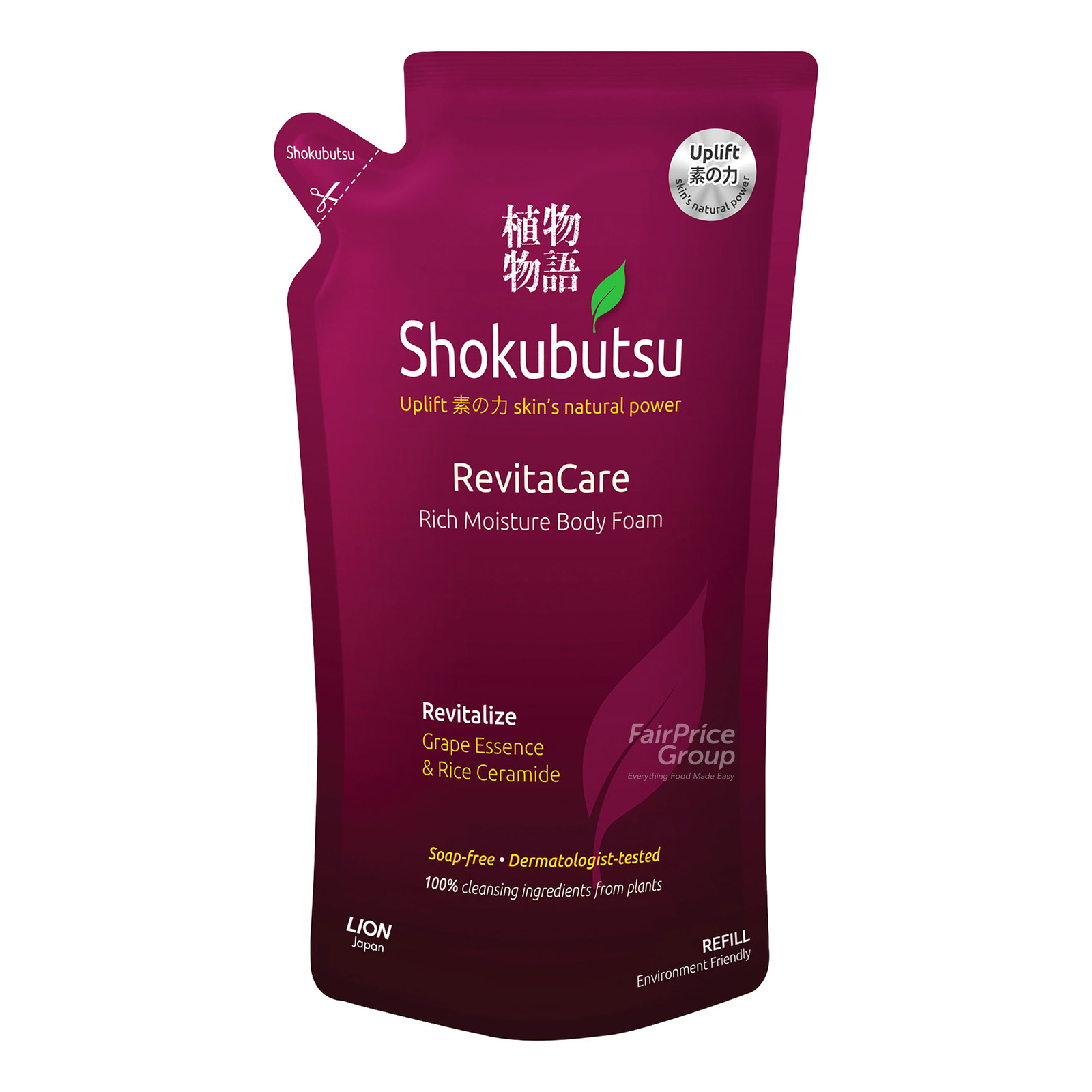 Shokubutsu Revitacare Body Foam Refill - Revitalize