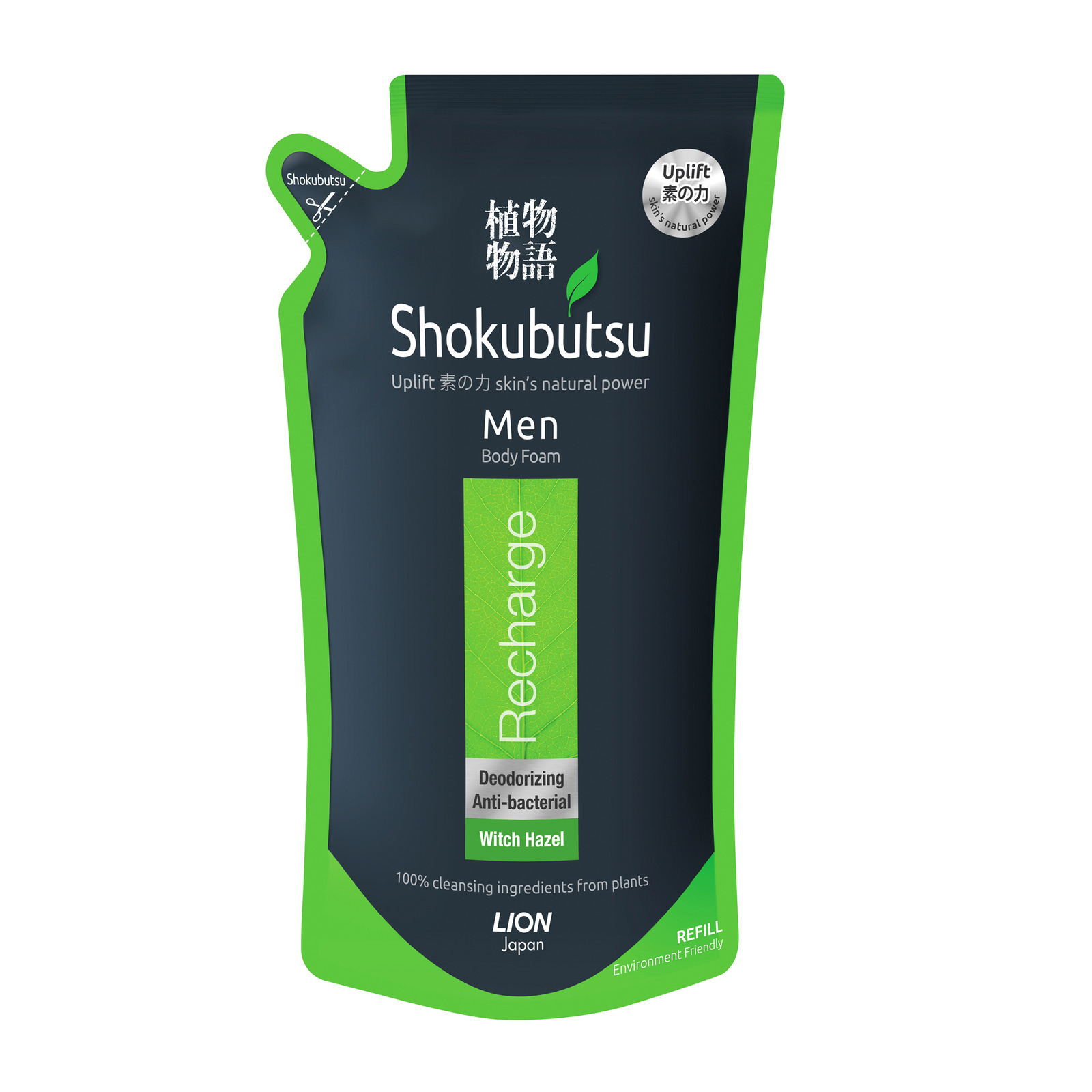 Shokubutsu Men Body Foam Refill - Recharge