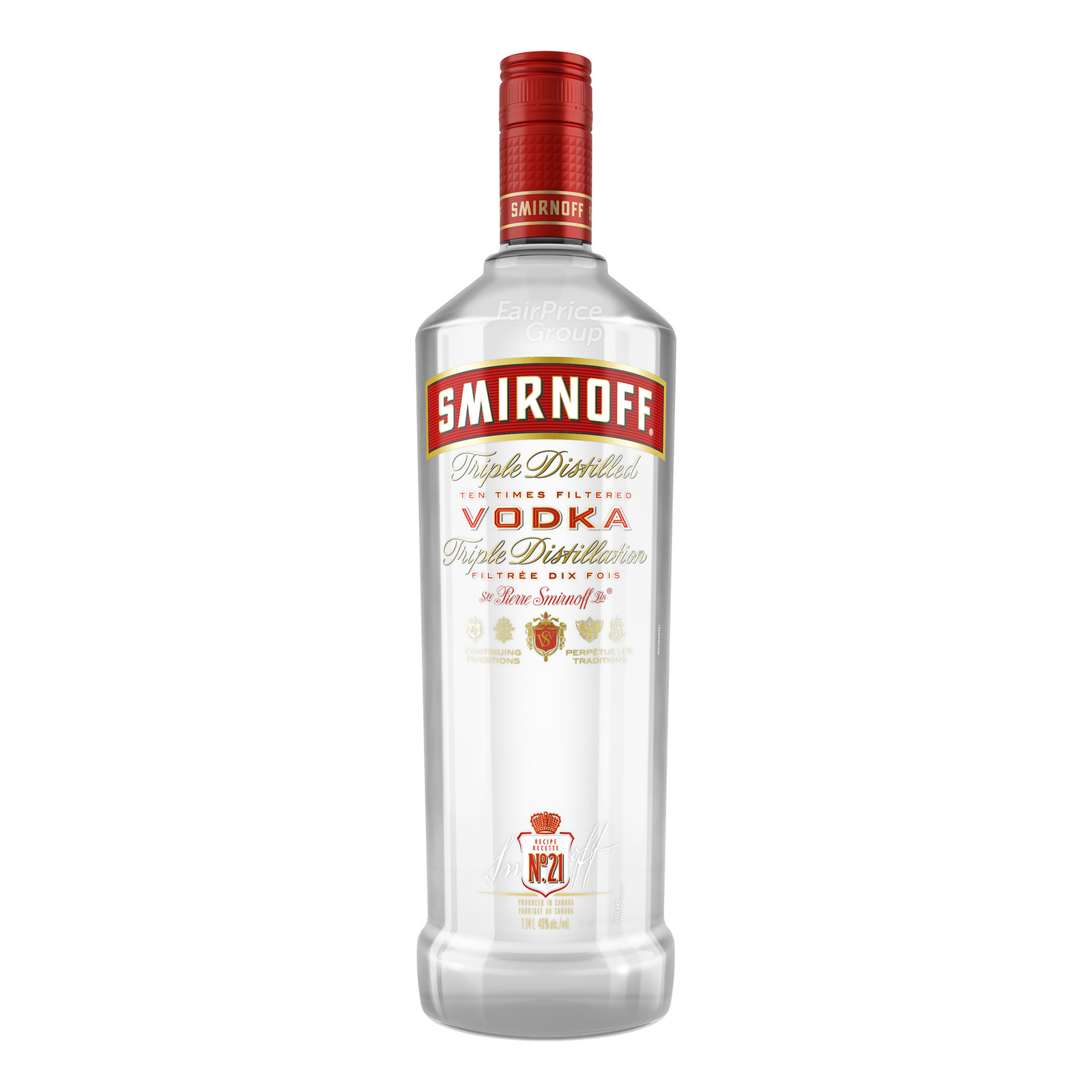 Smirnoff Triple Distilled Red Vodka