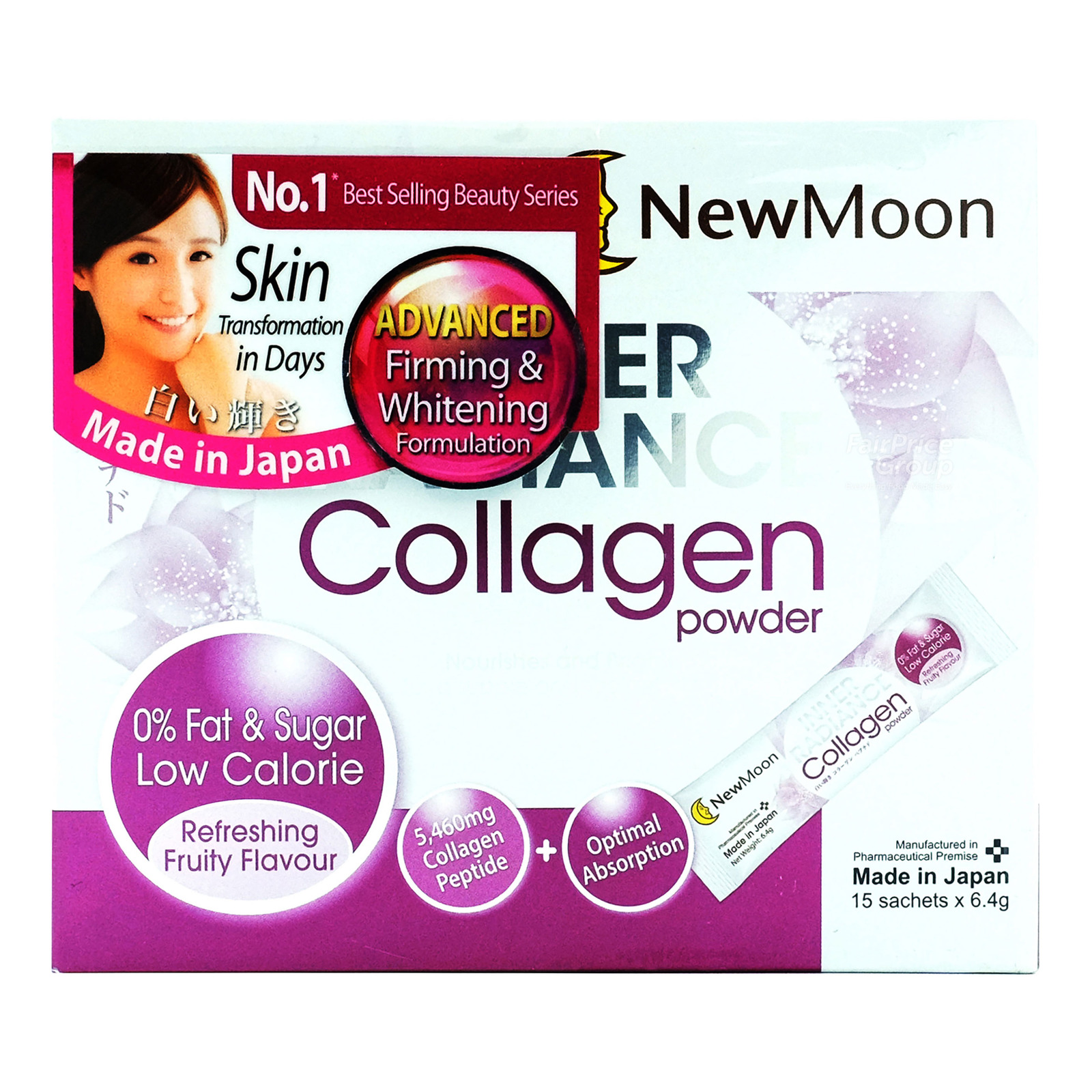 New Moon Inner Radiance Collagen Powder - Refreshing Fruity