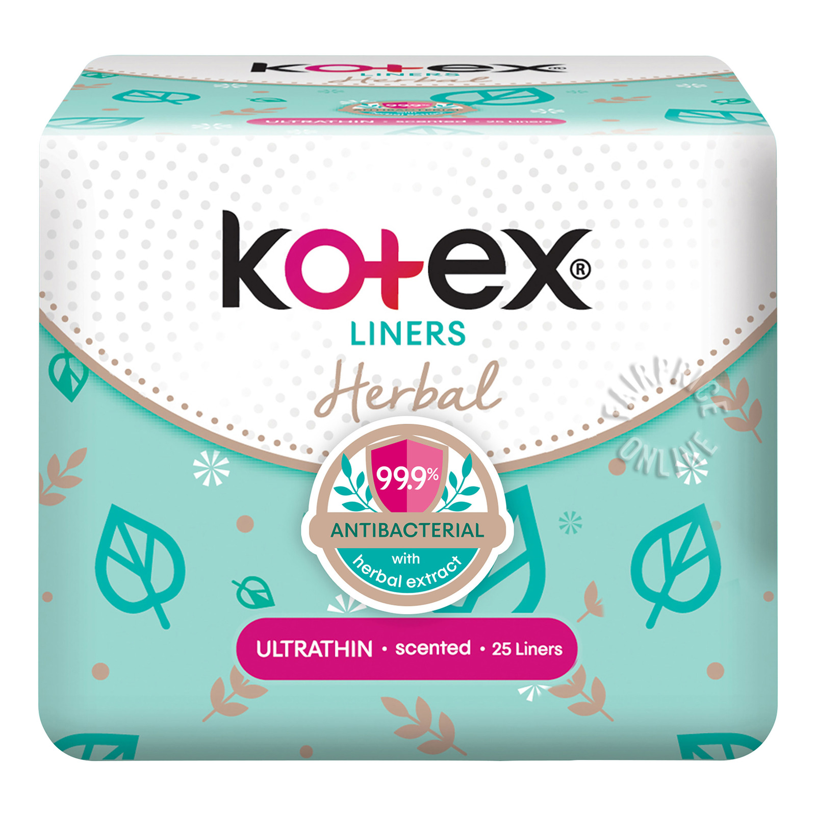 Kotex Anti-Bacteria Ultrathin Freshliners - Regular