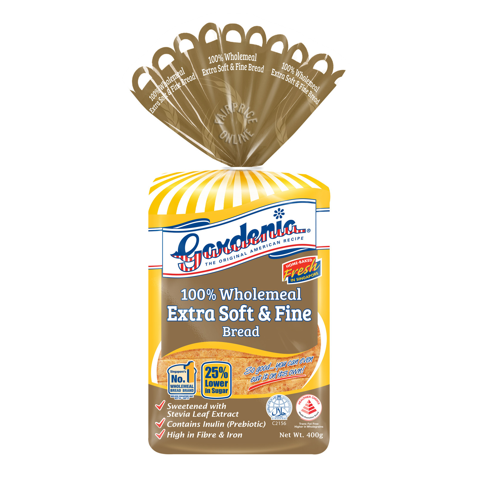 Gardenia Enriched White Bread - Wholemeal (Super Soft & Fine)