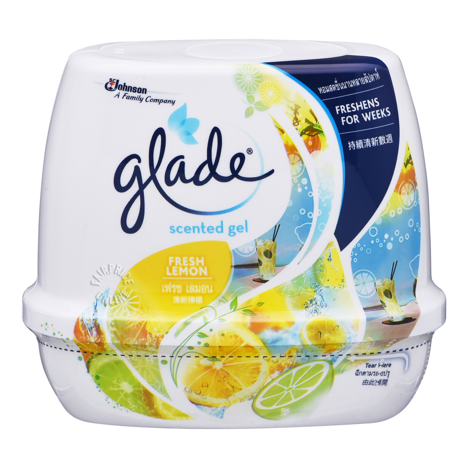 Glade Scented Gel - Fresh Lemon