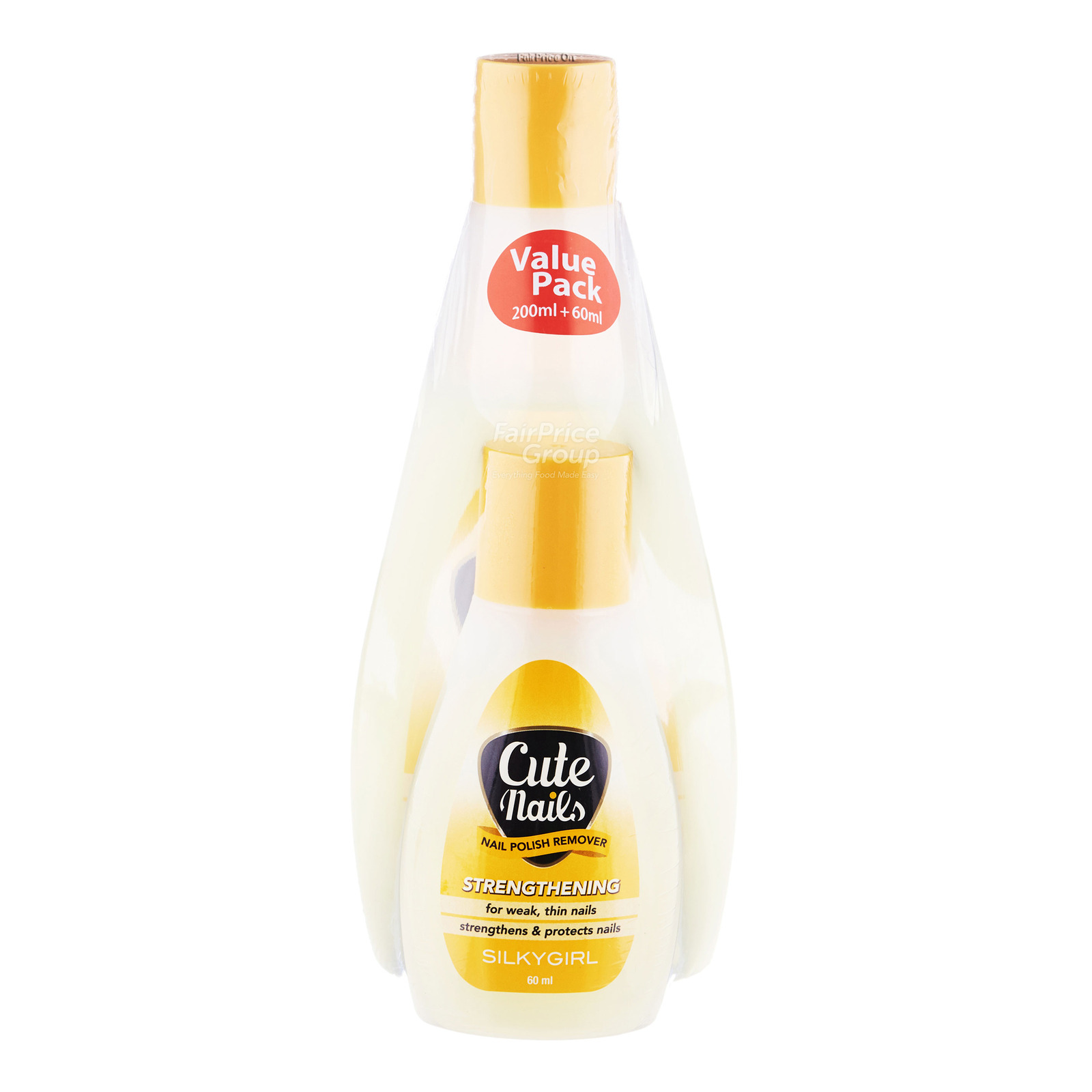 Silkygirl Cute Nails Nail Polish Remover - Strengthening