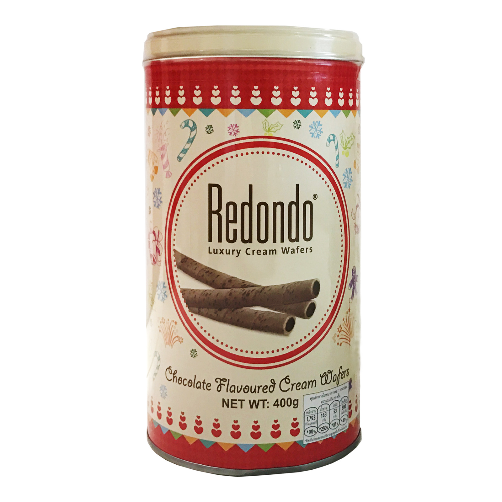 Redondo Christmas Cream Wafer - Chocolate