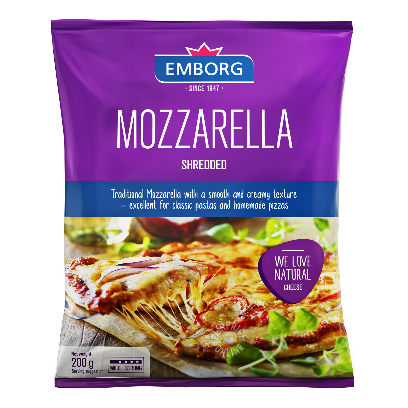 Emborg Shredded Cheese - Mozzarella