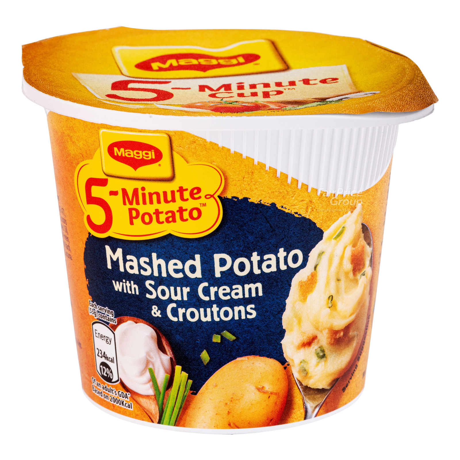 Maggi 5-Minute Instant Mashed Potato- Sour Cream & Croutons