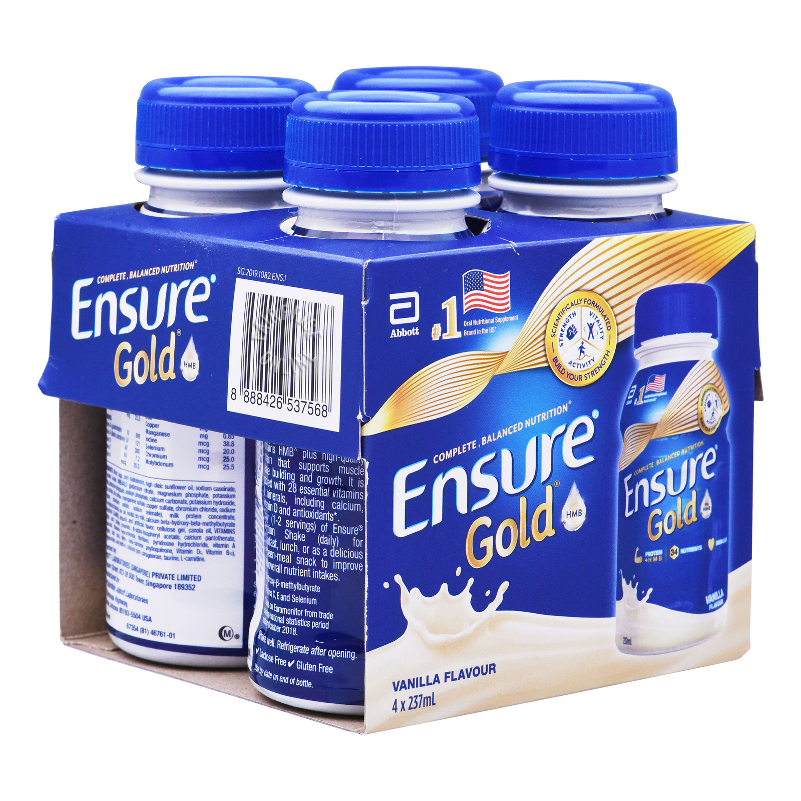 Abbott Ensure Nutrition Shake Bottle Drink Vanilla Abbott Ensure Nutrition Shake Bottle Drink Vanilla