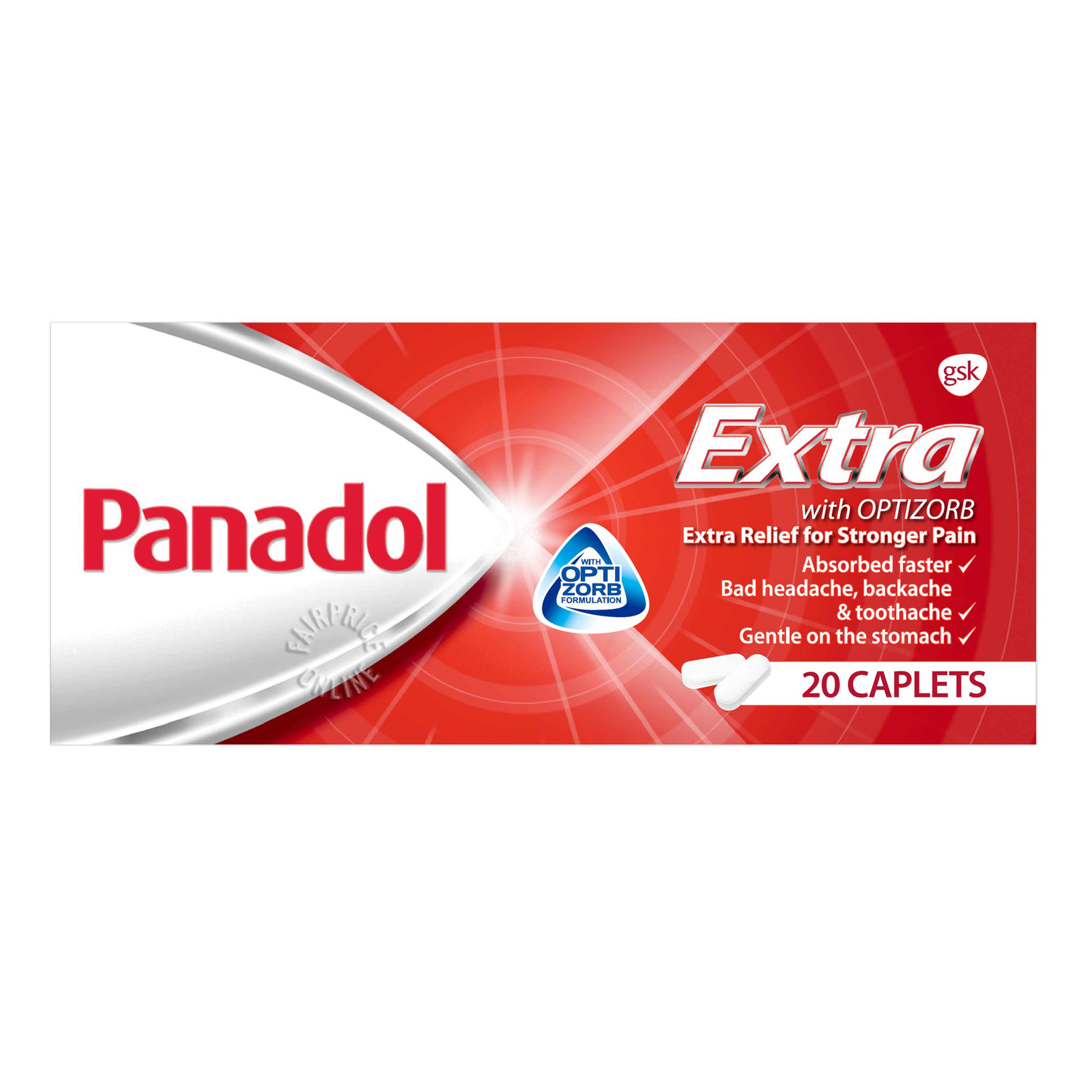 Panadol Extra with Optizorb Caplets