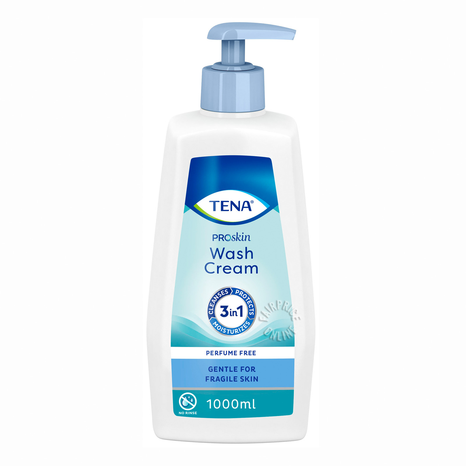 TENA 3 in 1 Wash Cream - No Rinse