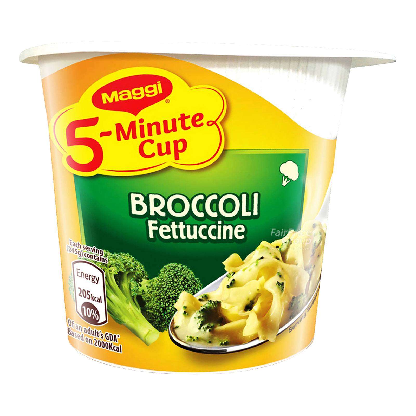 Maggi 5-Minute Instant Cup Pasta - Broccoli Fettuccine