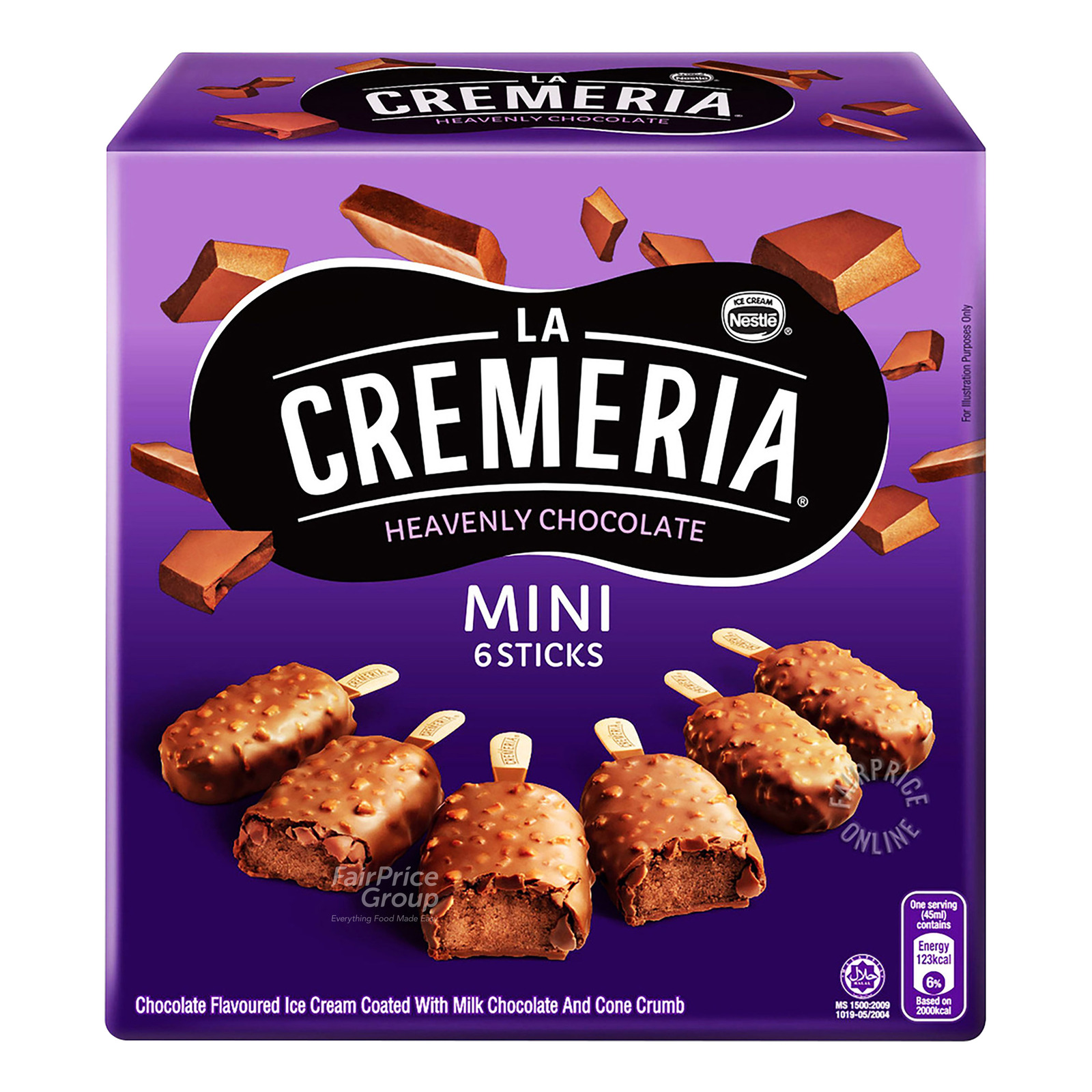 Nestle La Cremeria Mini Ice Cream Sticks - Chocolate