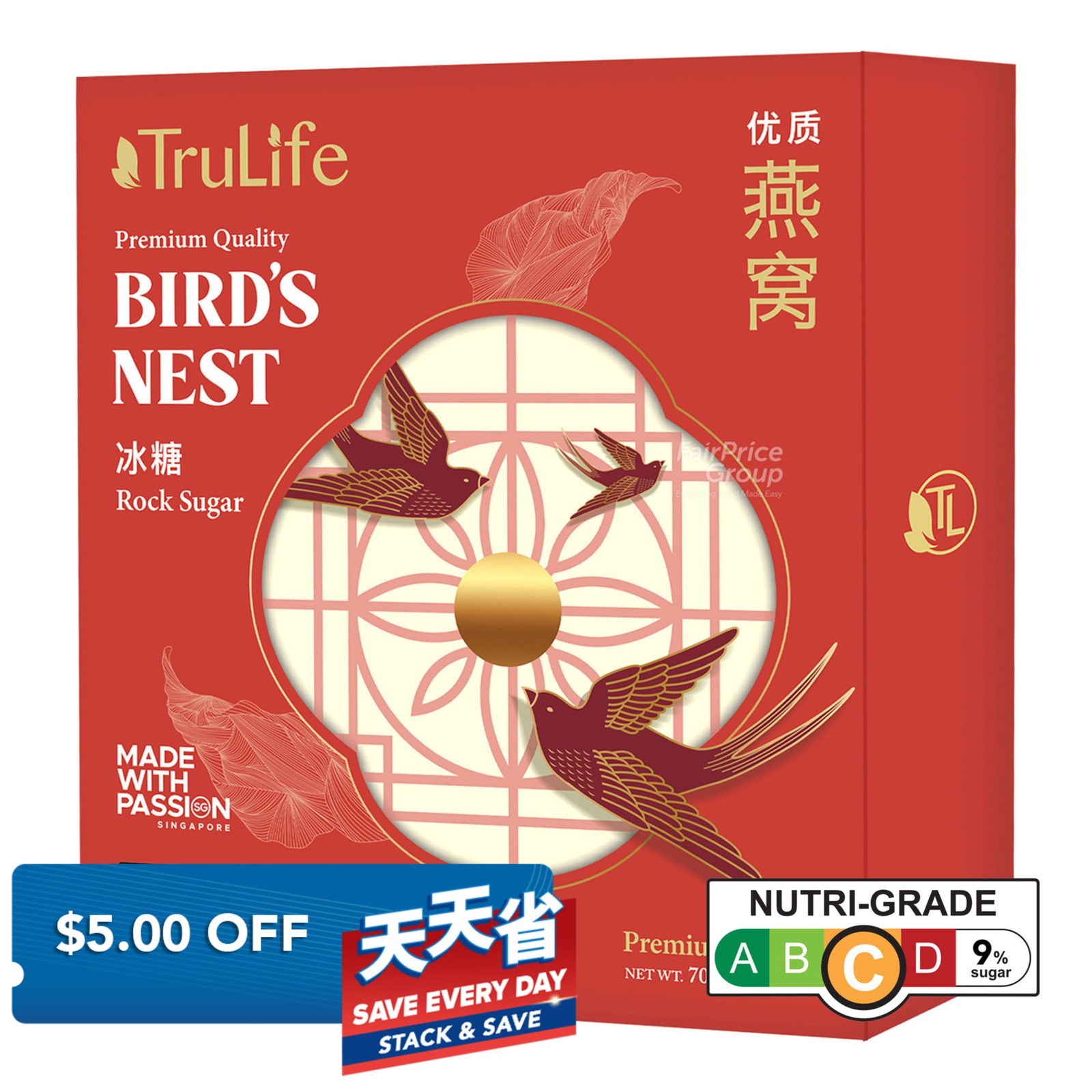 TruLife Premium Bird's Nest - Rock Sugar