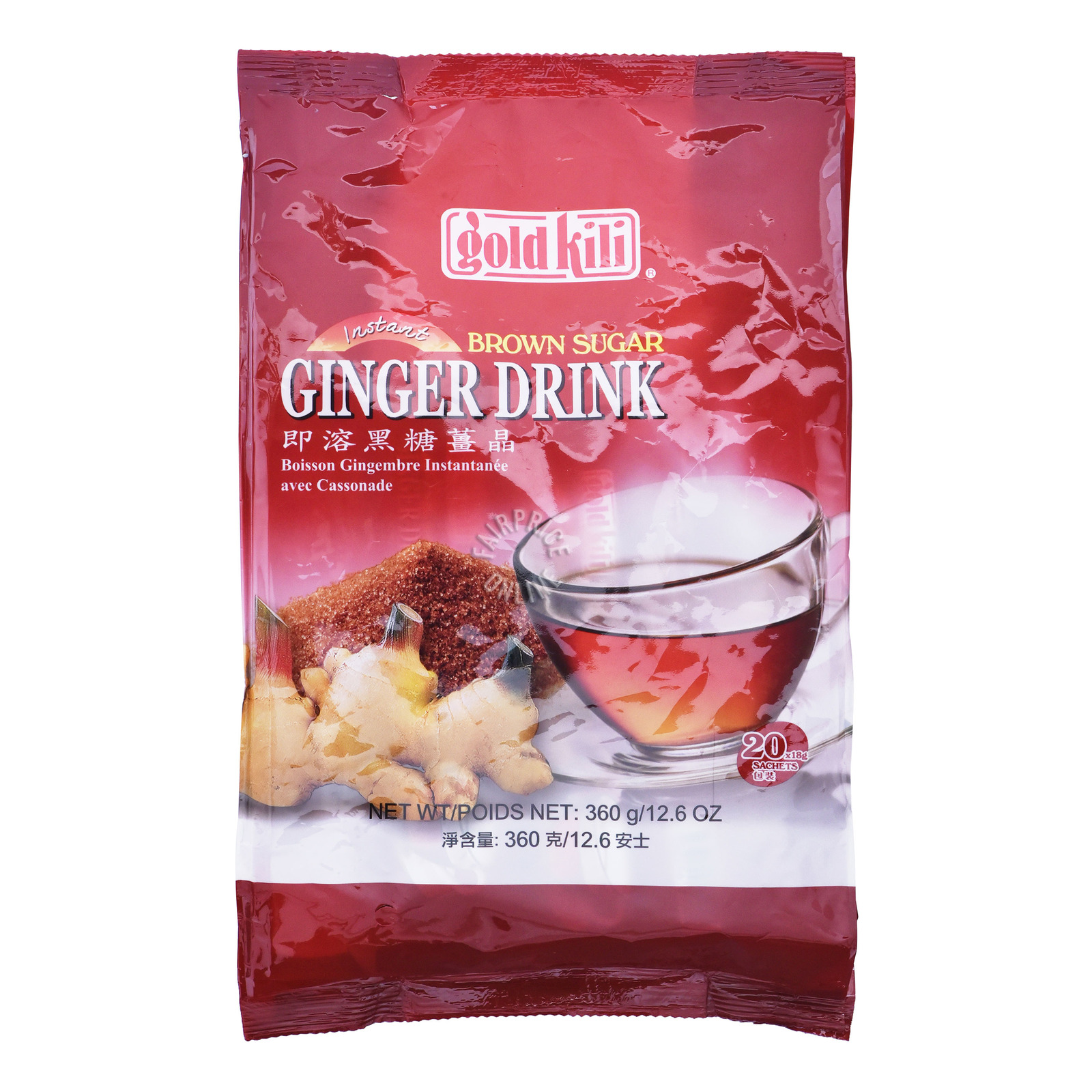 Gold Kili Instant Ginger Drink - Brown Sugar