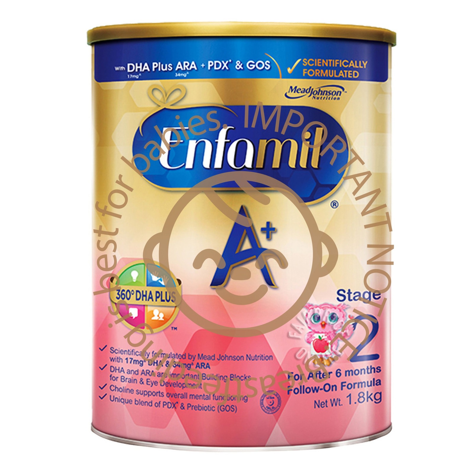 Enfamil A+ Baby Milk Powder Formula - Stage 2